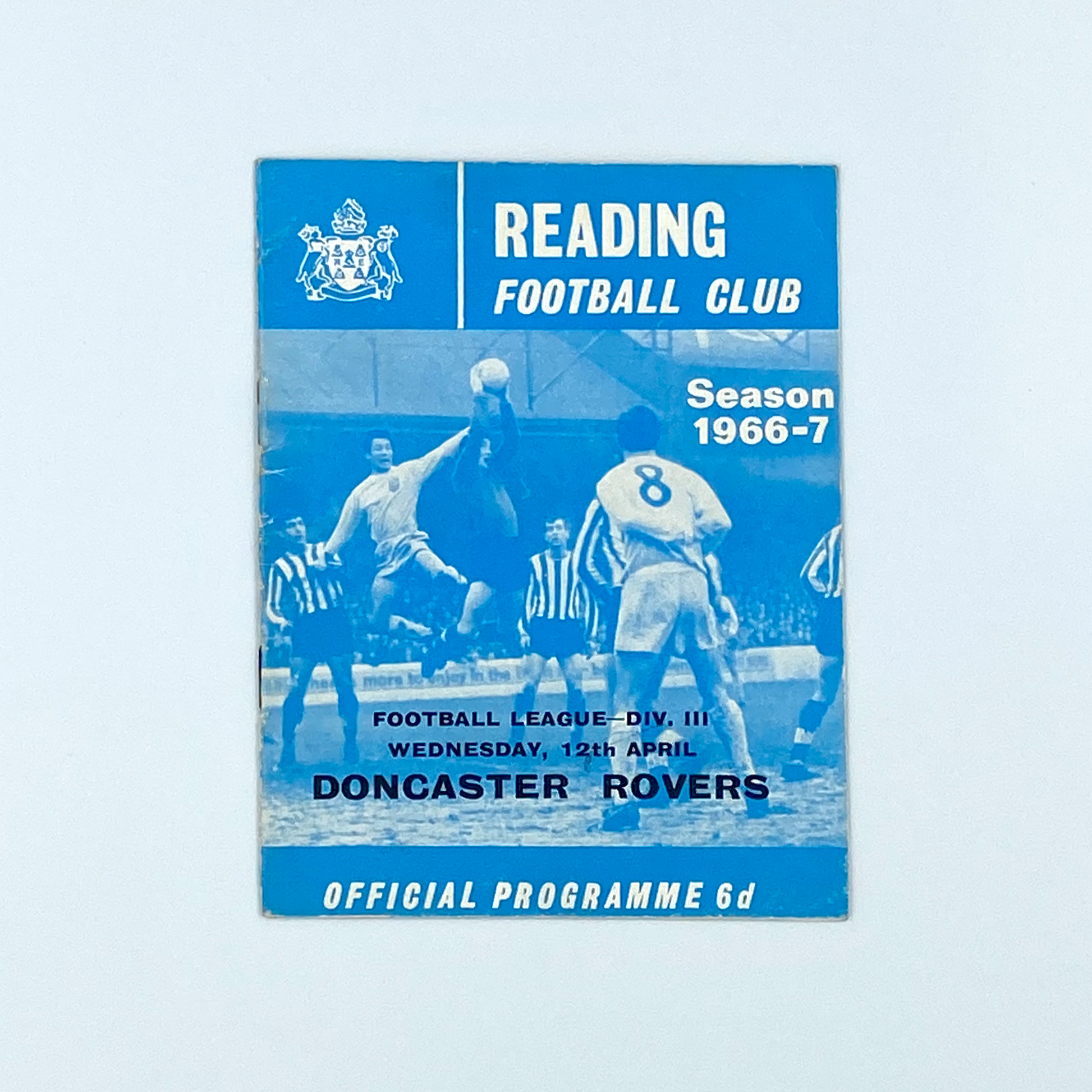 Reading vs Doncaster Rovers Programme (12 April, 1967)