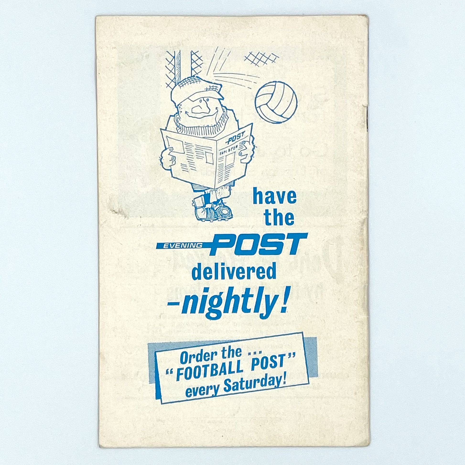 Reading vs AFC Bournemouth Programme (16 March, 1968)