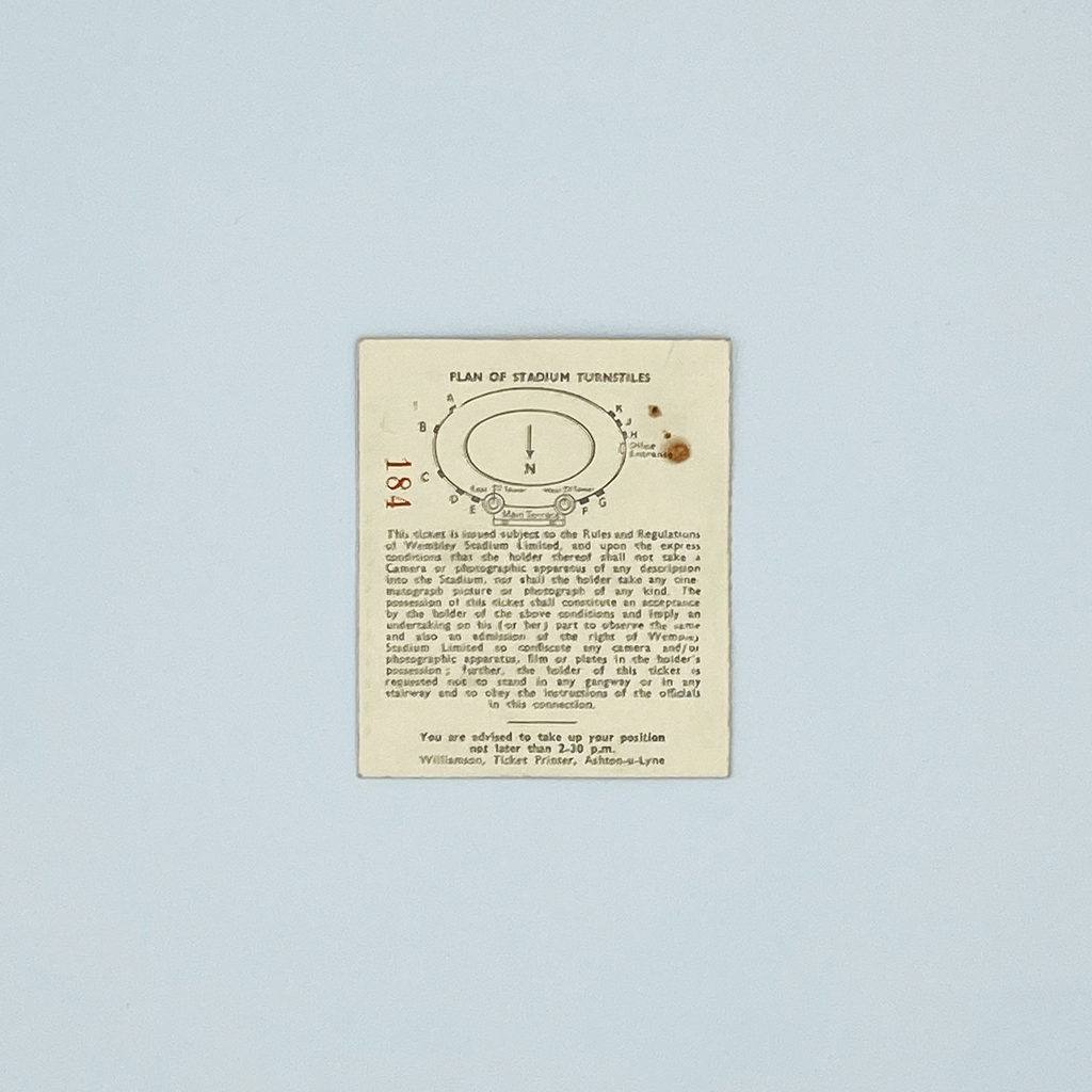 England vs Scotland Programme & Ticket (6 April, 1963)