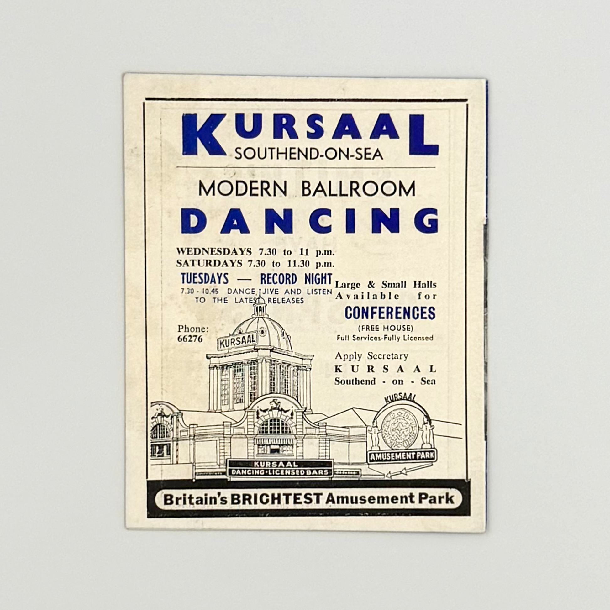 Southend United vs Crystal Palace Programme (26 December, 1963)