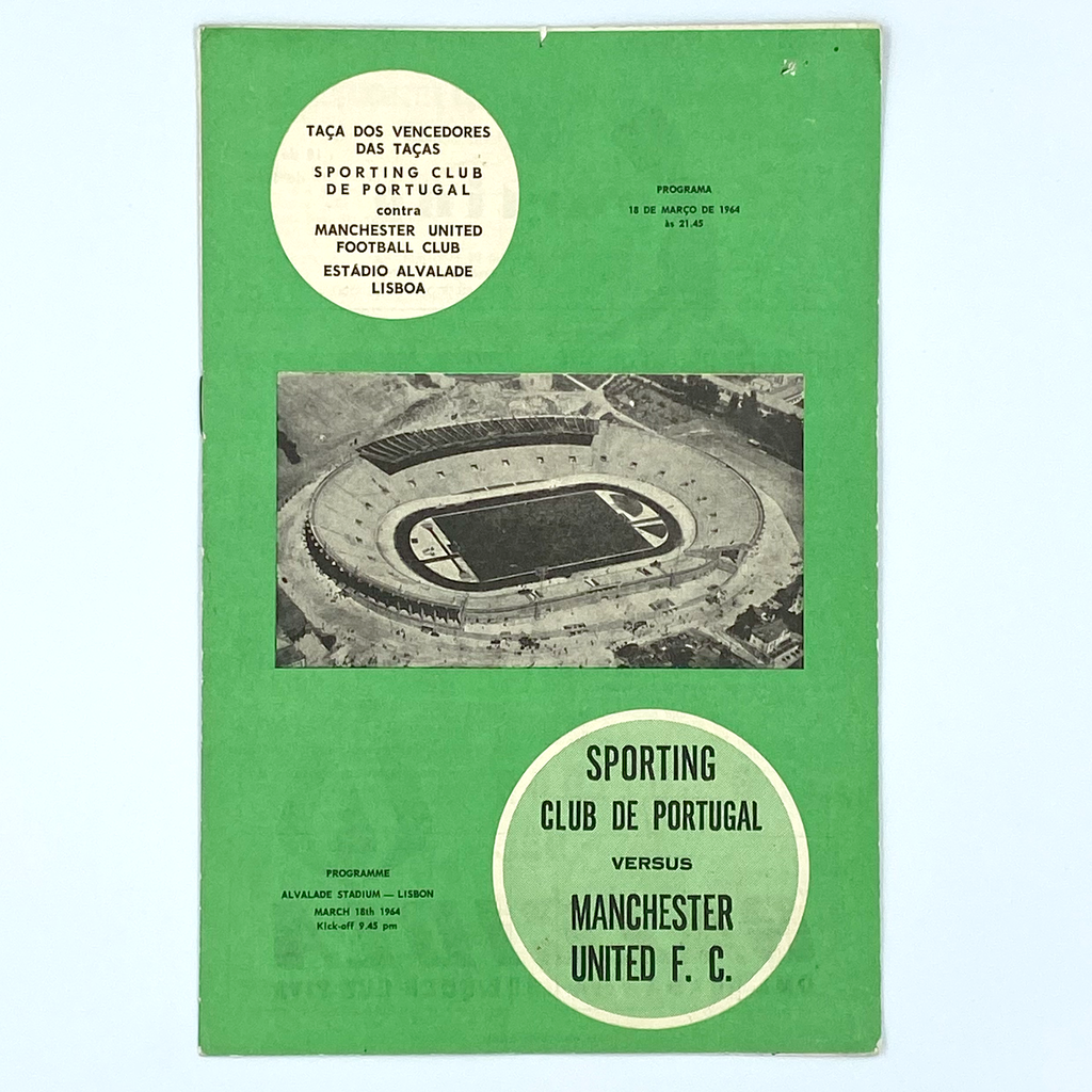 Sporting CP vs Manchester United Programme (18 March, 1964)