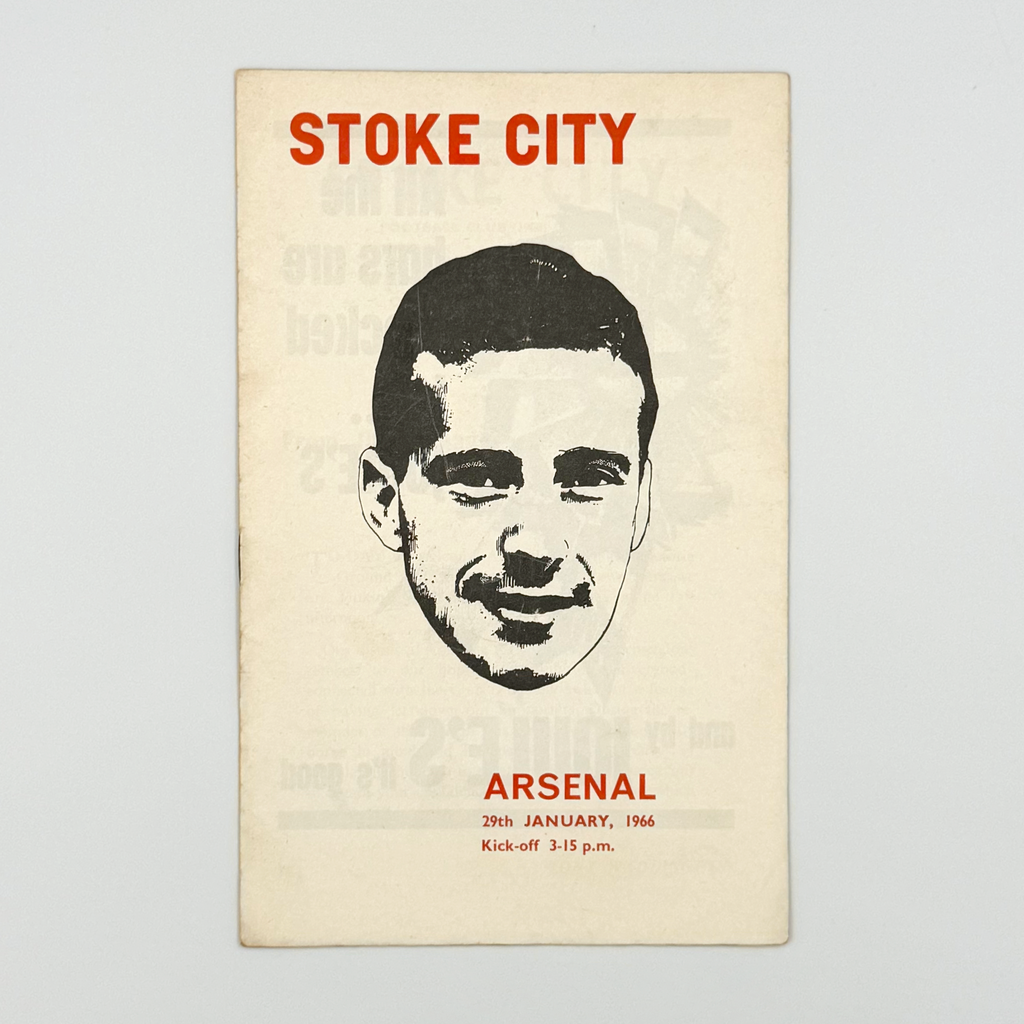 Stoke City vs Arsenal Programme (29 January, 1966)