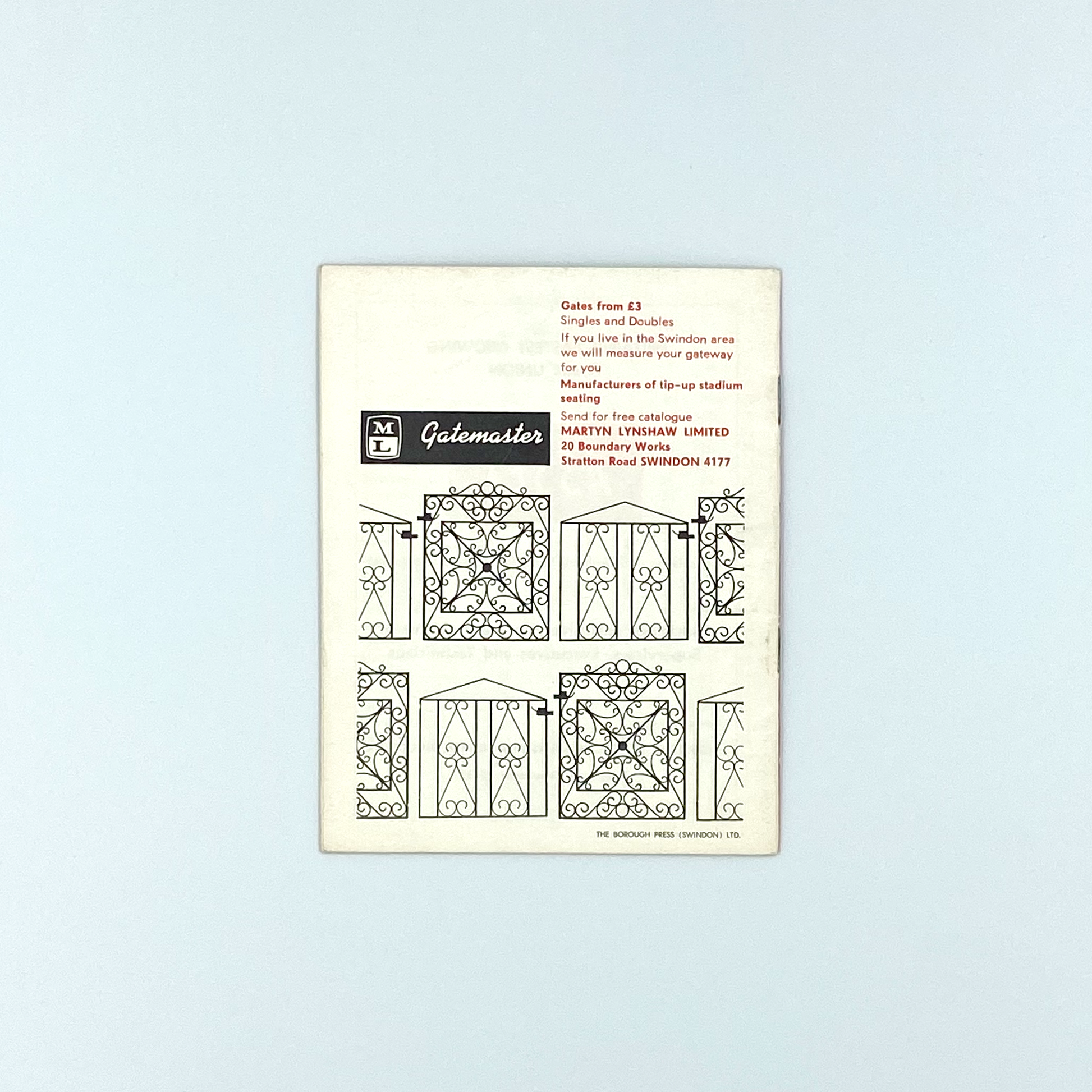 Swindon Town vs Grimsby Town Programme (28 December, 1965)