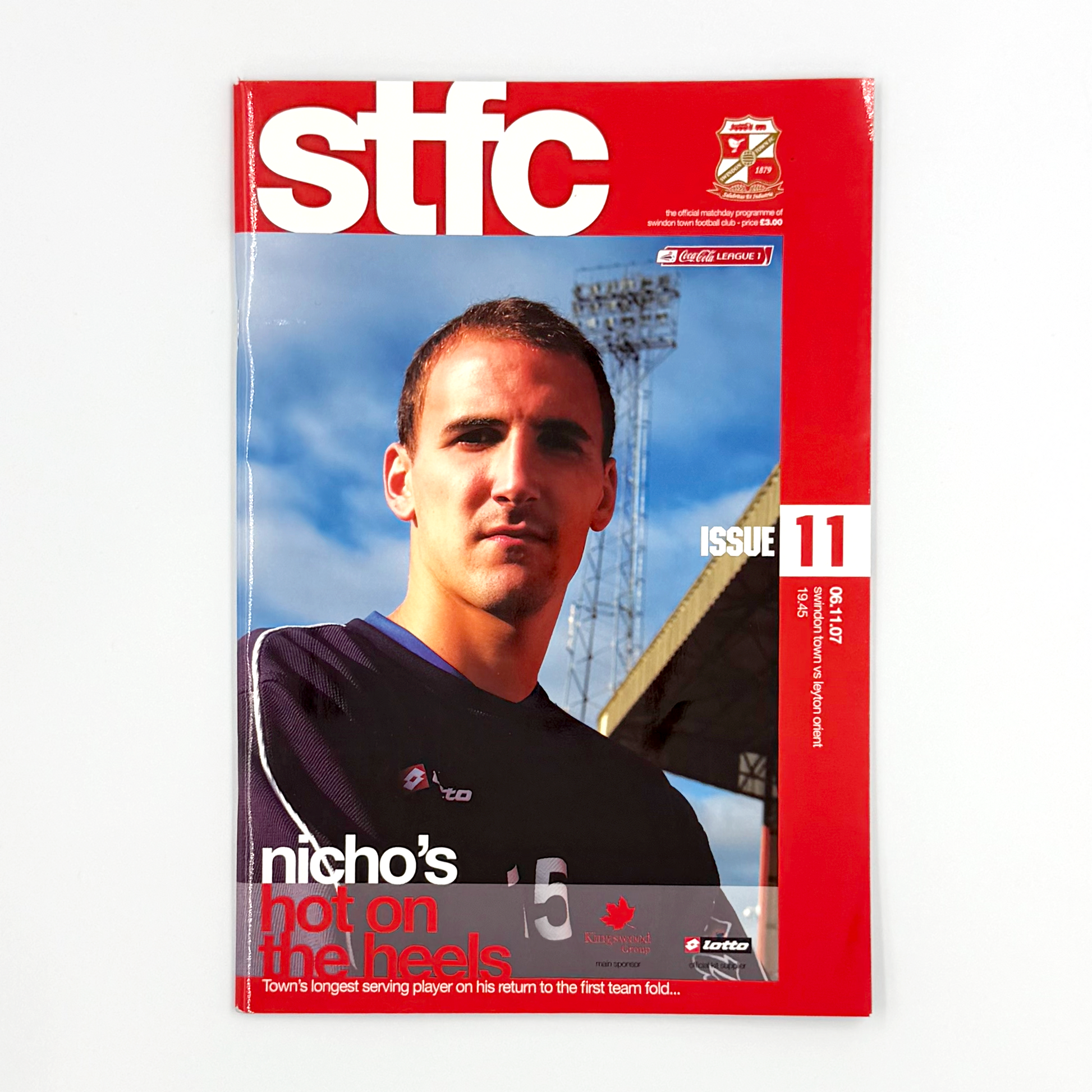 Swindon Town vs Leyton Orient Programme (6 November, 2007)