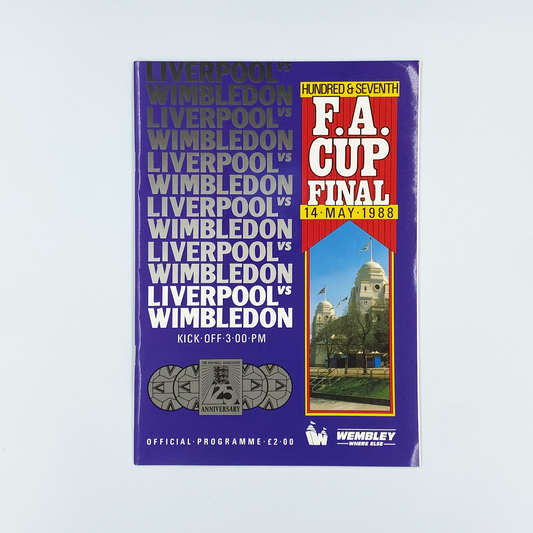 1988 FA Cup Final Programme
