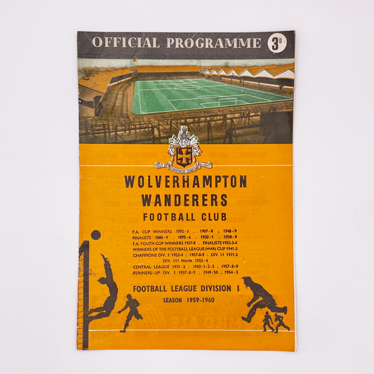 Wolverhampton Wanderers vs West Ham United Programme (11 April, 1960)