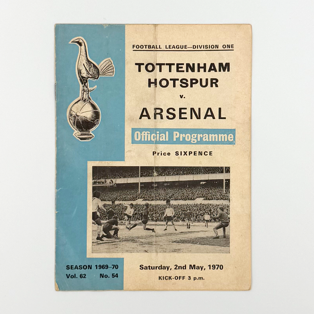 Tottenham Hotspur vs Arsenal Programme (2 May, 1970)