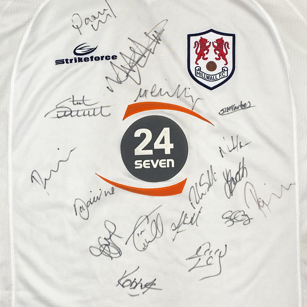Signed Millwall Away Shirt (2001-02) | Extra Large