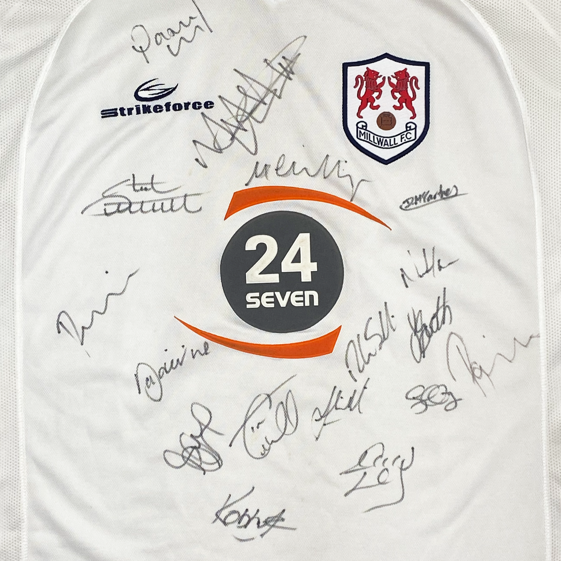 Signed Millwall Away Shirt (2001-02) | Extra Large