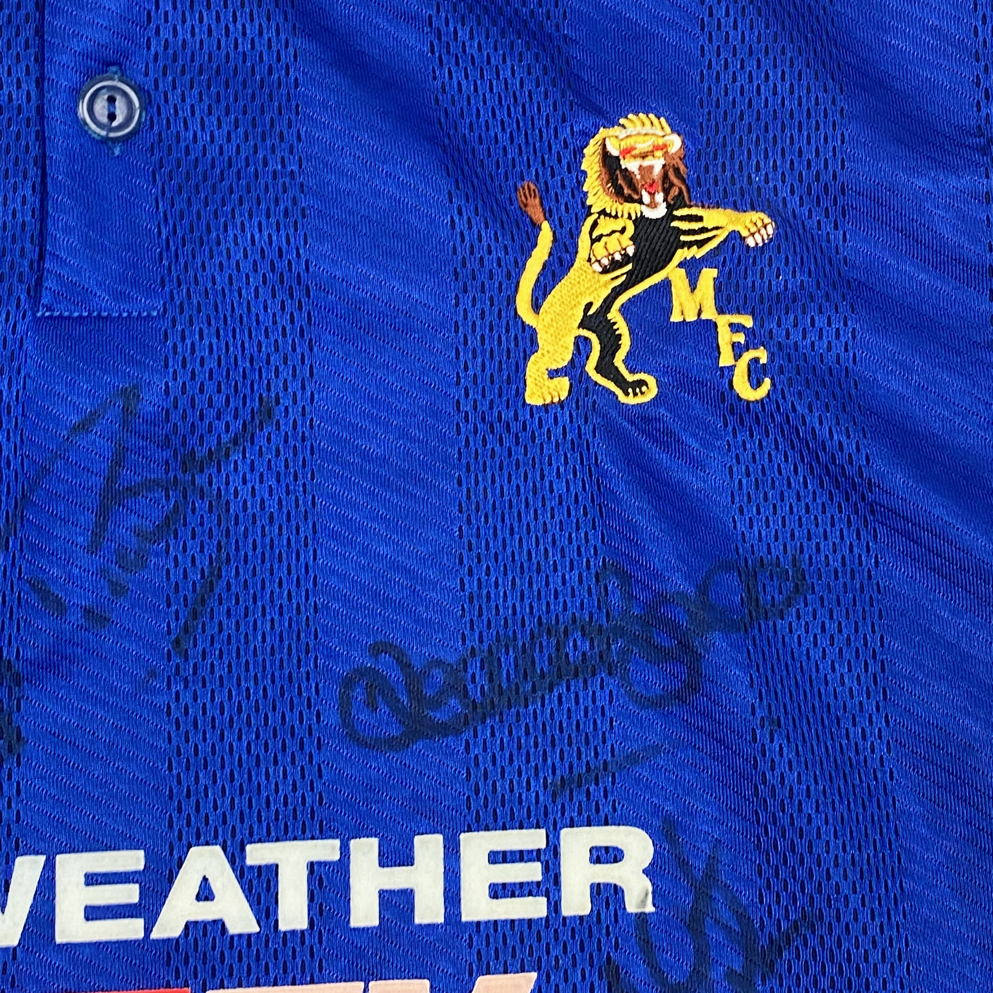 Signed Millwall Home Shirt (1997-99) | Large