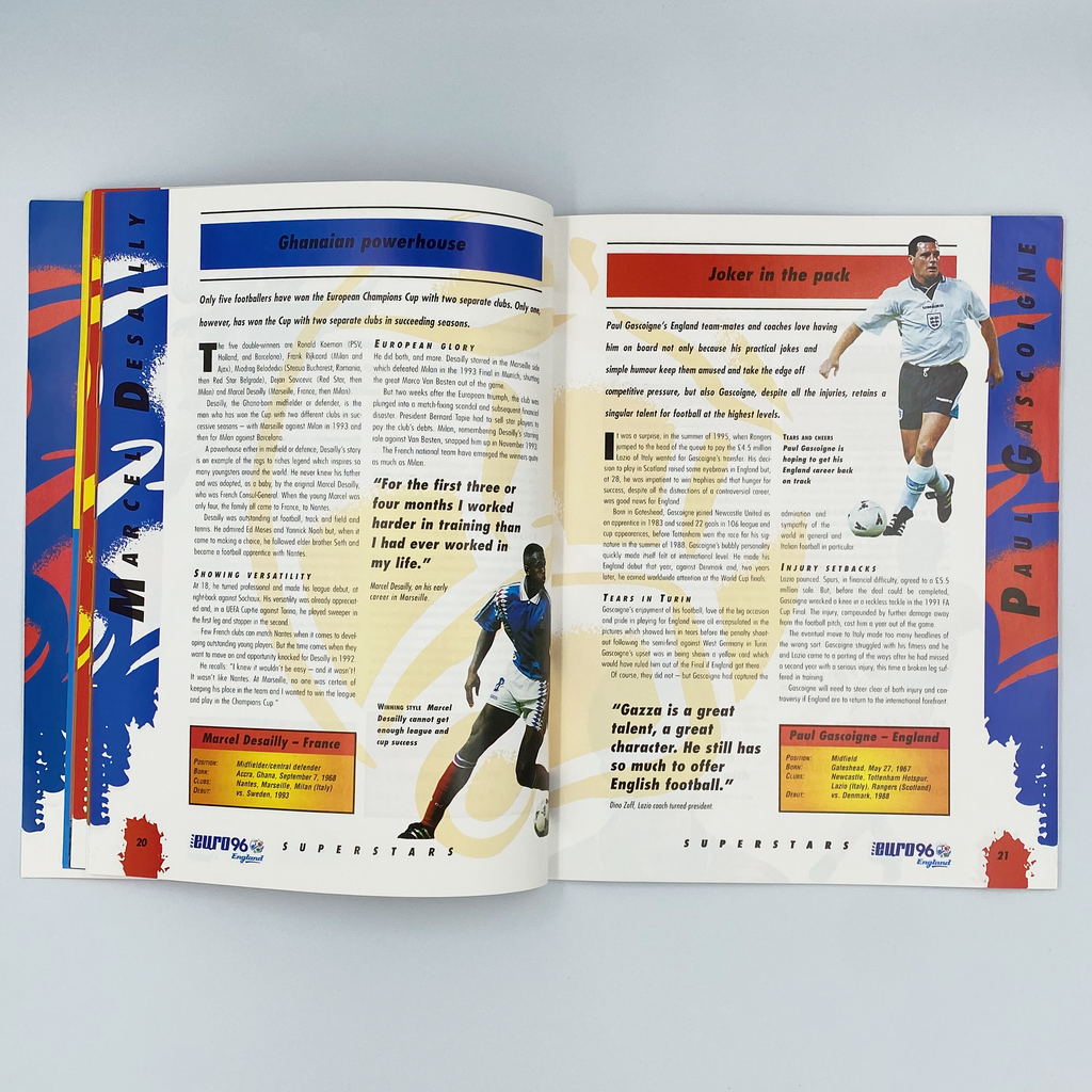 Euro '96 Tournament Guide - Signed by Jack Charlton