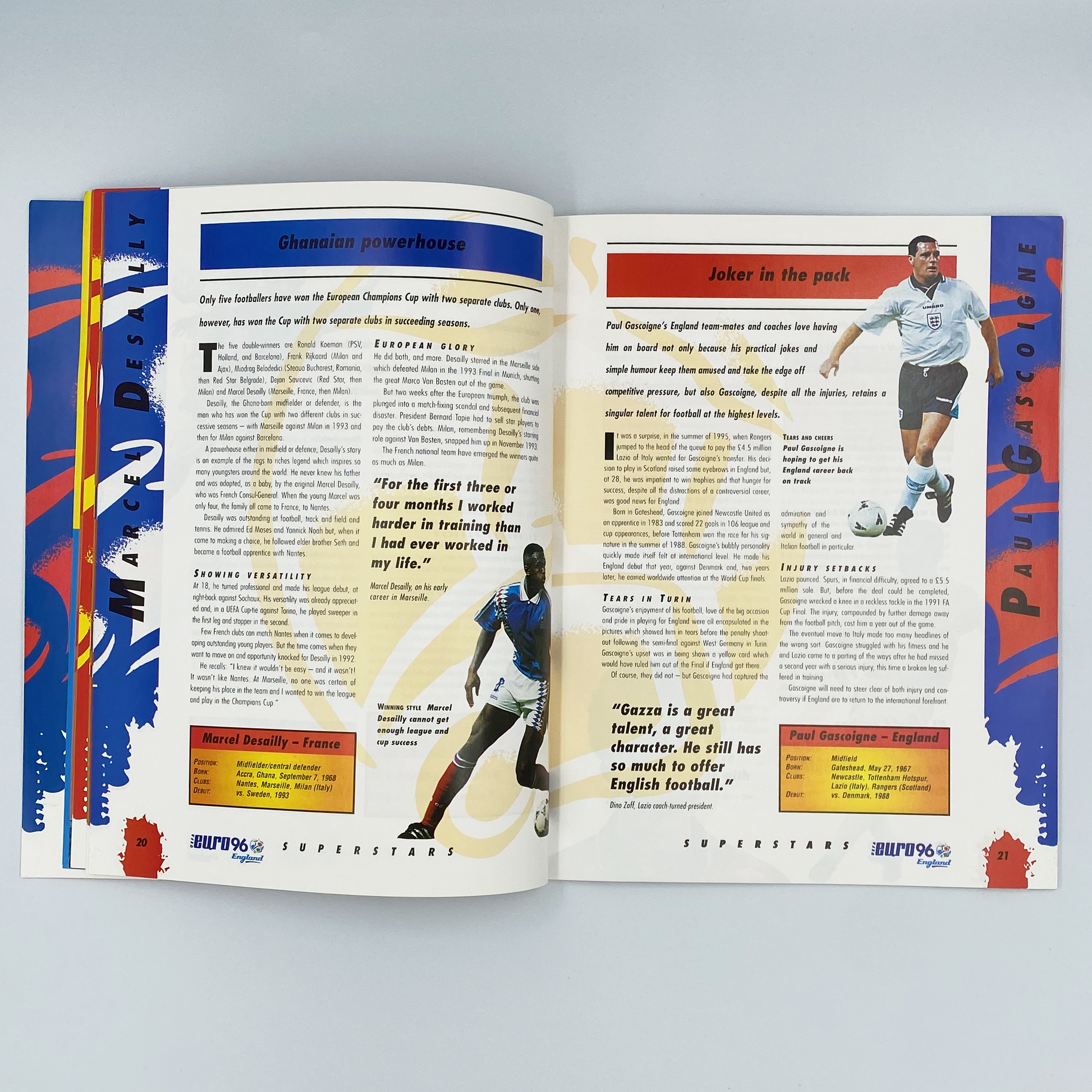 Euro '96 Tournament Guide - Signed by Jack Charlton