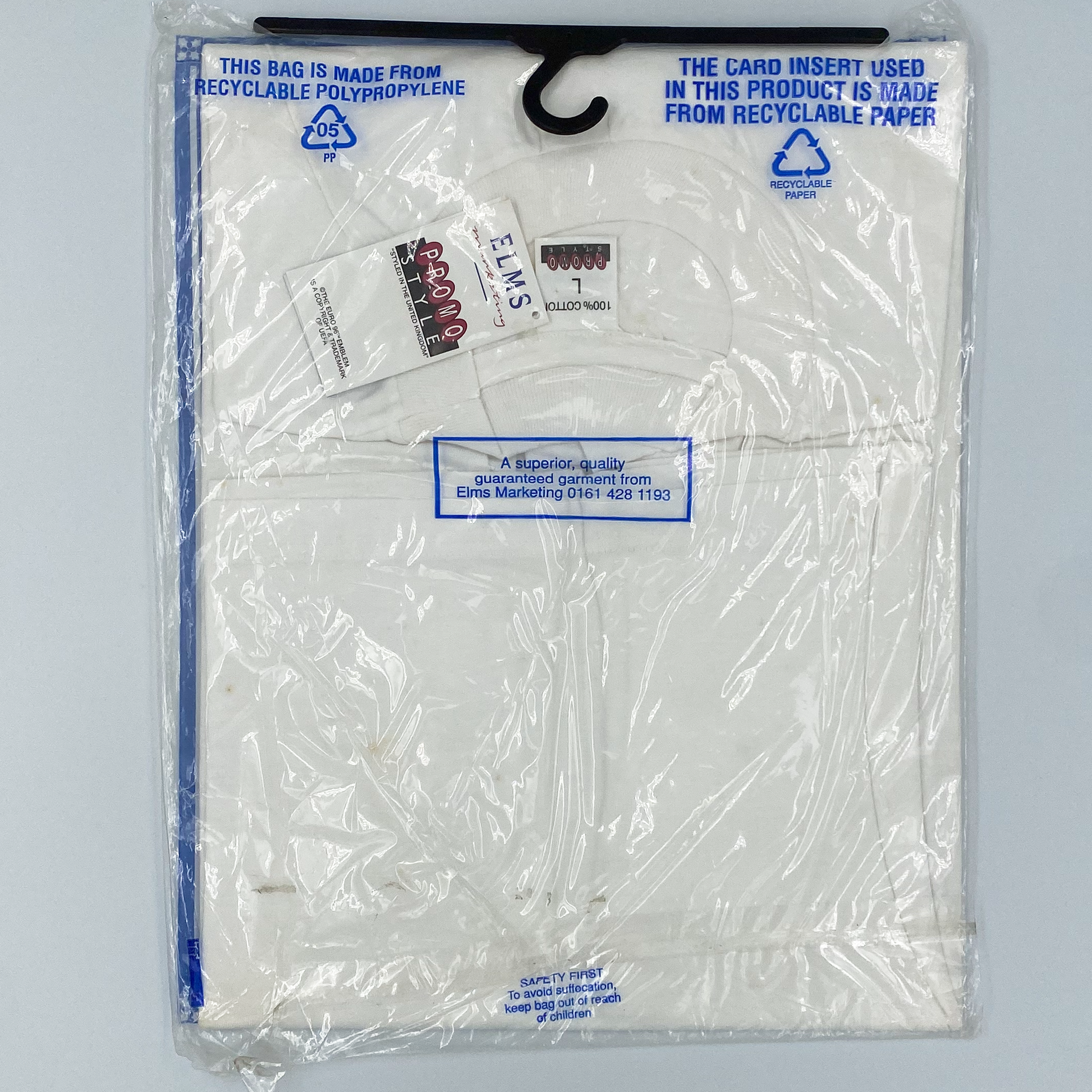 Euro '96 T-Shirt - Signed by Jack Charlton | Large