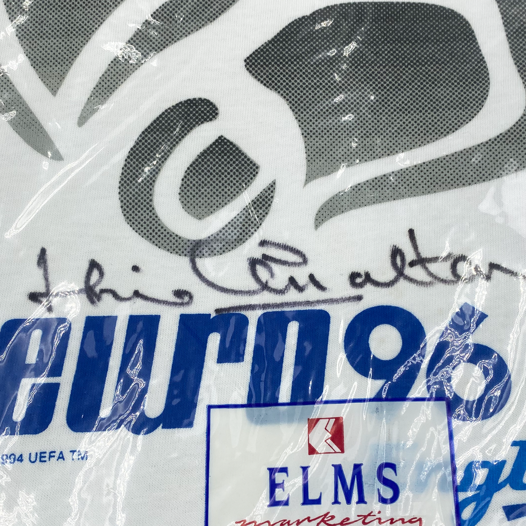 Euro '96 T-Shirt - Signed by Jack Charlton | Large
