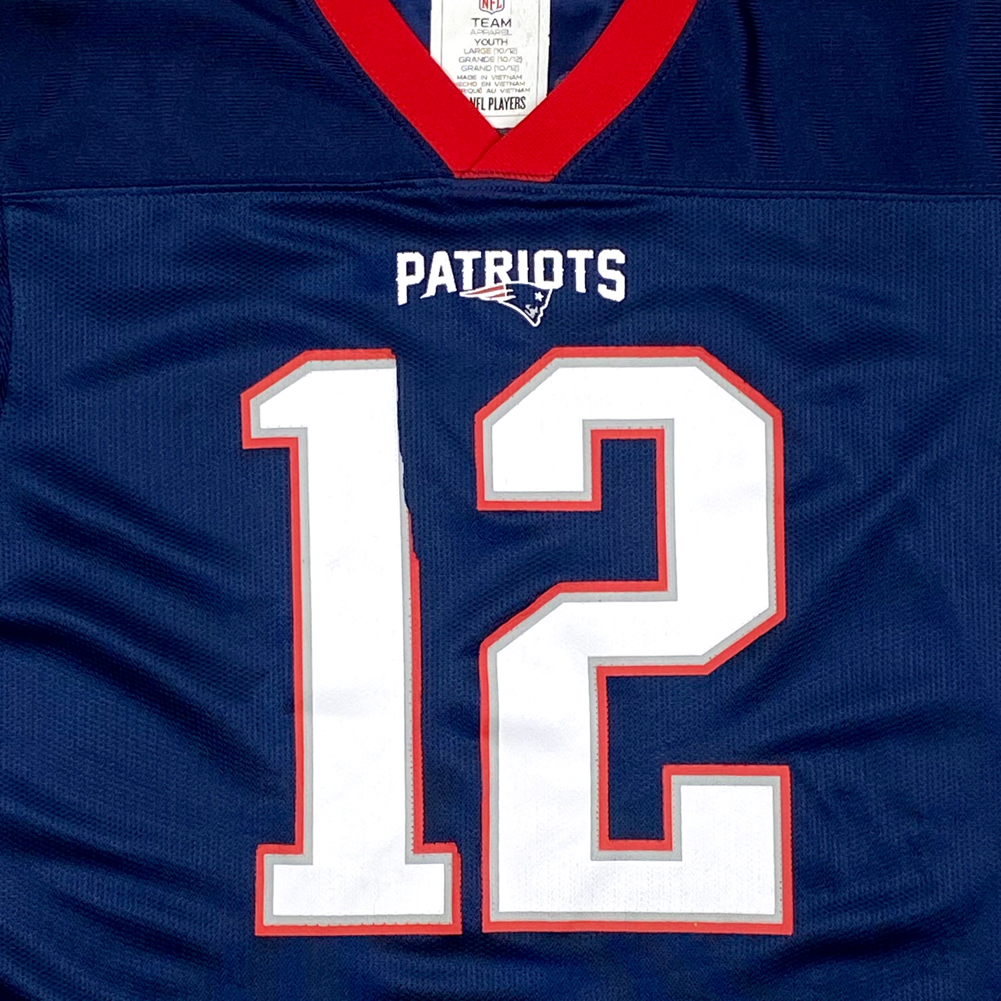 New England Patriots Jersey - Brady 12 | 10-11 Years