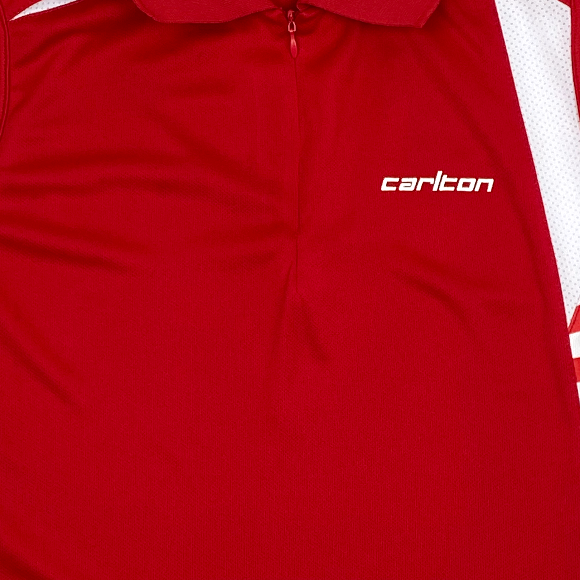 Carlton Badminton Tournament Top - Red and White | Women's Medium