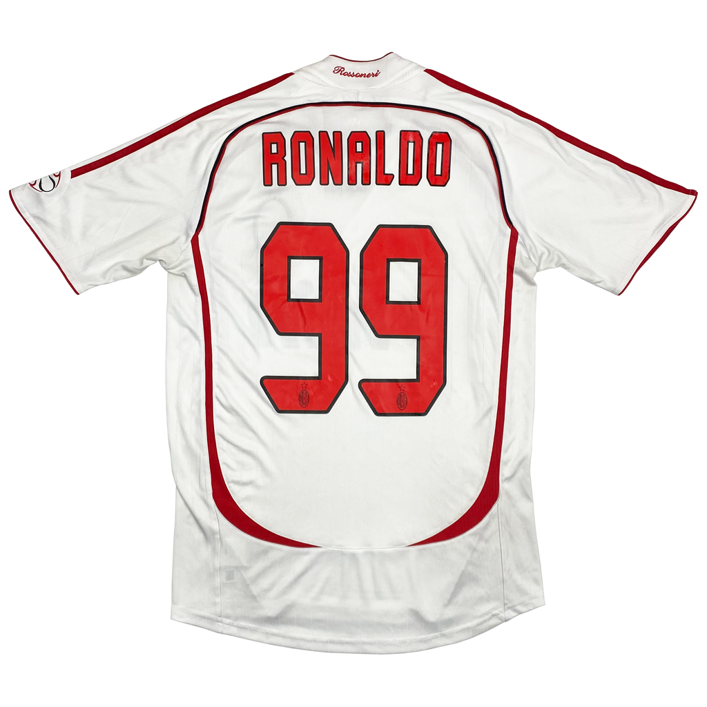AC Milan Away Shirt - Ronaldo 99 (2006-07) | Small