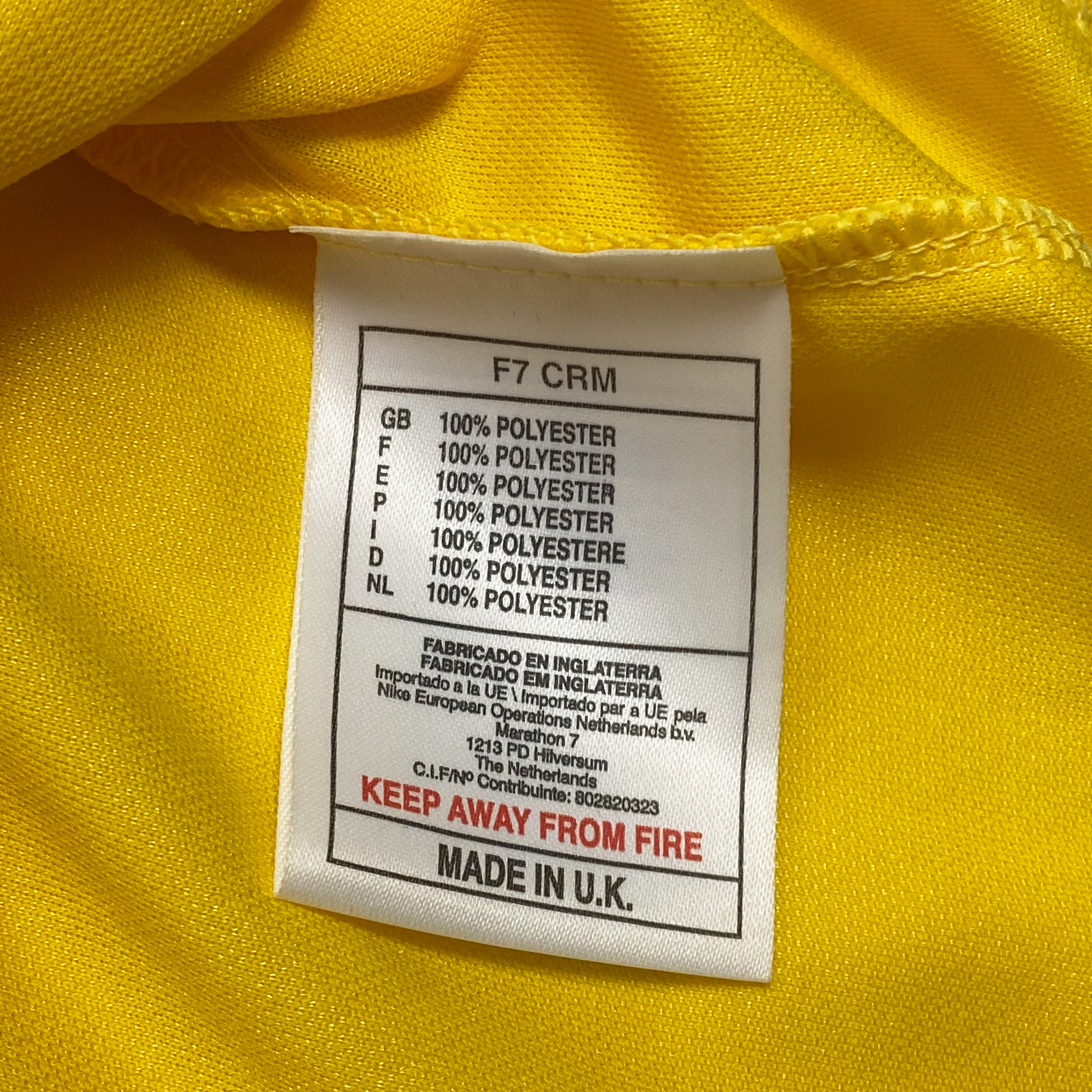 Arsenal Away Goalkeeper Shirt (1997-98)- Seaman 1 | Extra Large