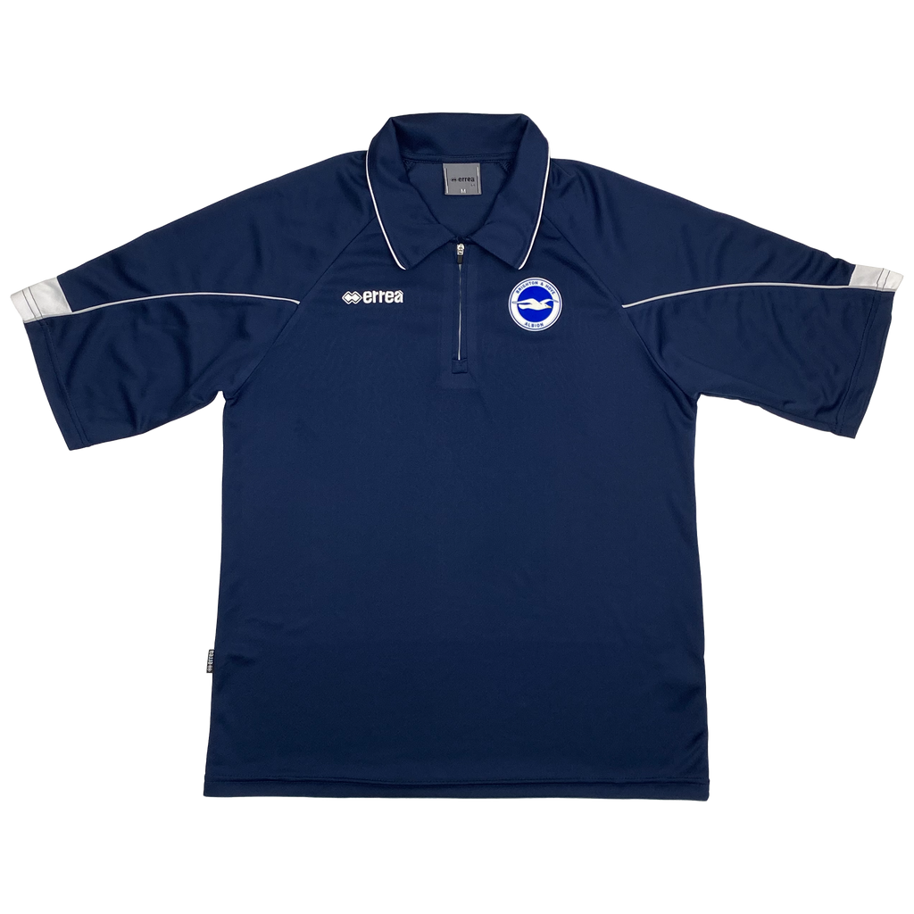 Brighton & Hove Albion Quarter-Zip Long-Sleeve Polo | Medium