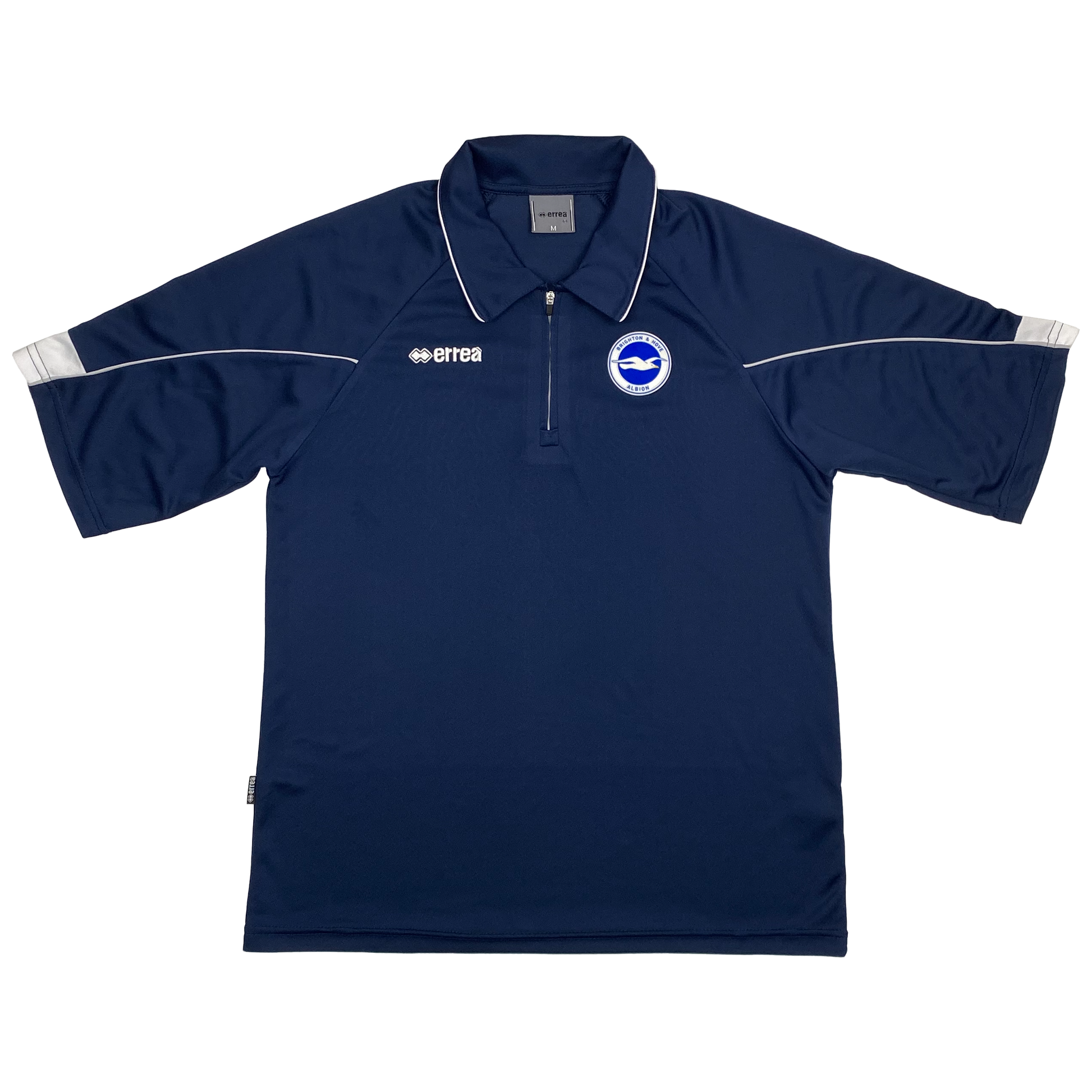 Brighton & Hove Albion Quarter-Zip Long-Sleeve Polo | Medium