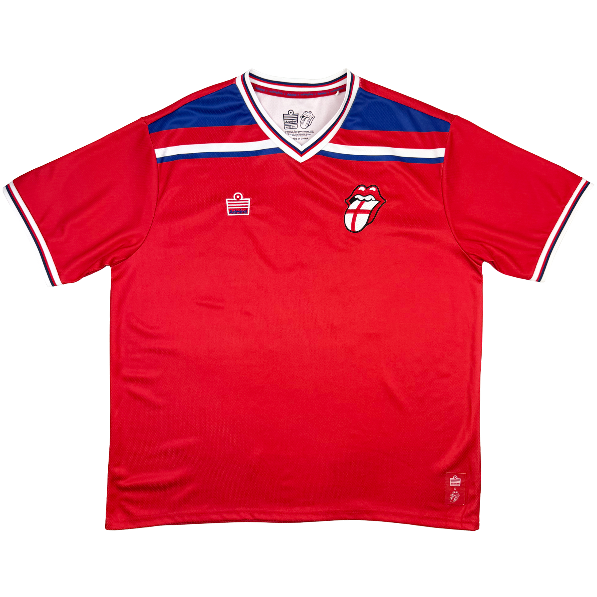 Admiral x Rolling Stones ‘England 1982’ Retro Away Shirt | XXL