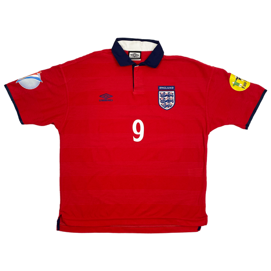 England Away Shirt (2000) - Shearer 9 | Large