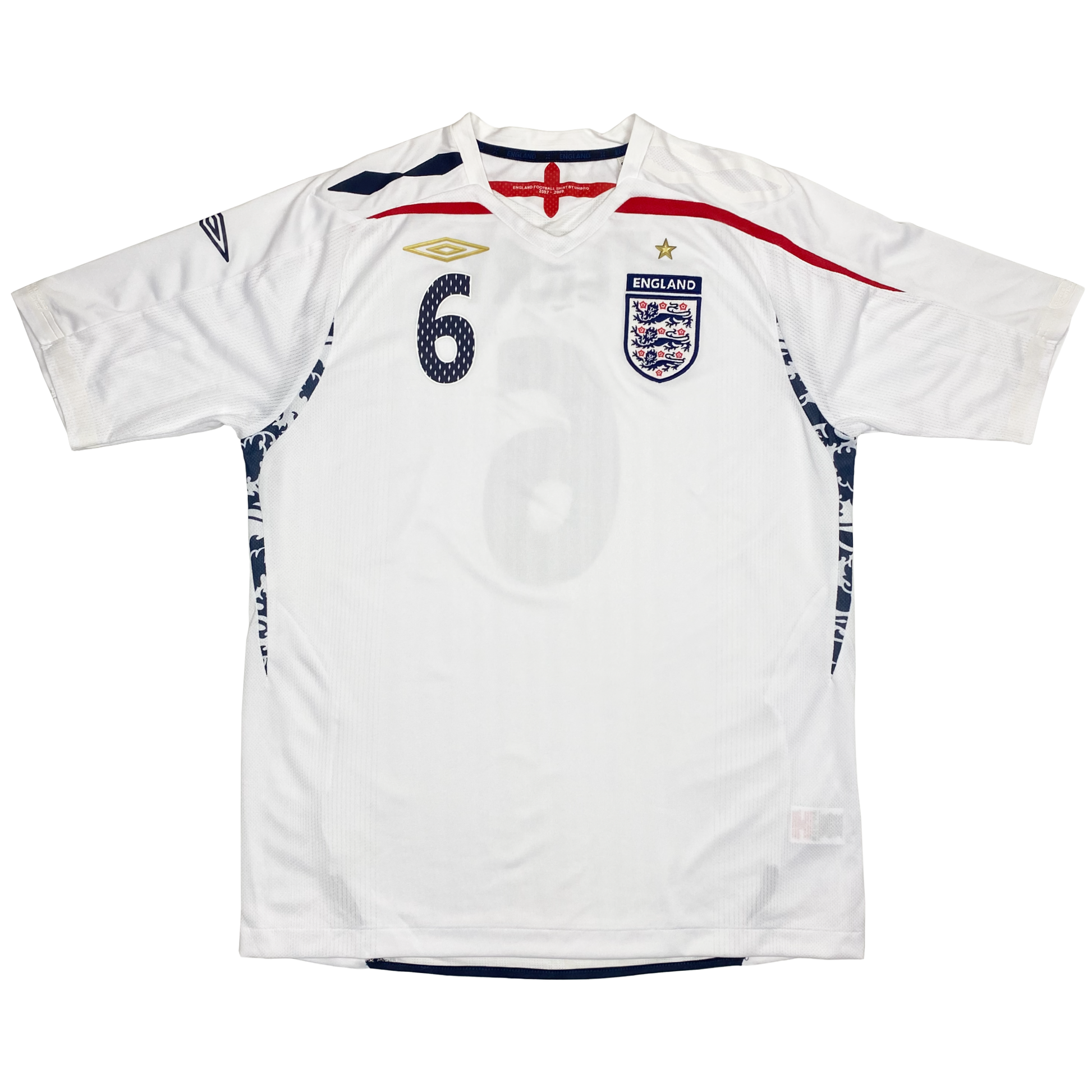 England Home Shirt (2008) - Terry 6 | Large