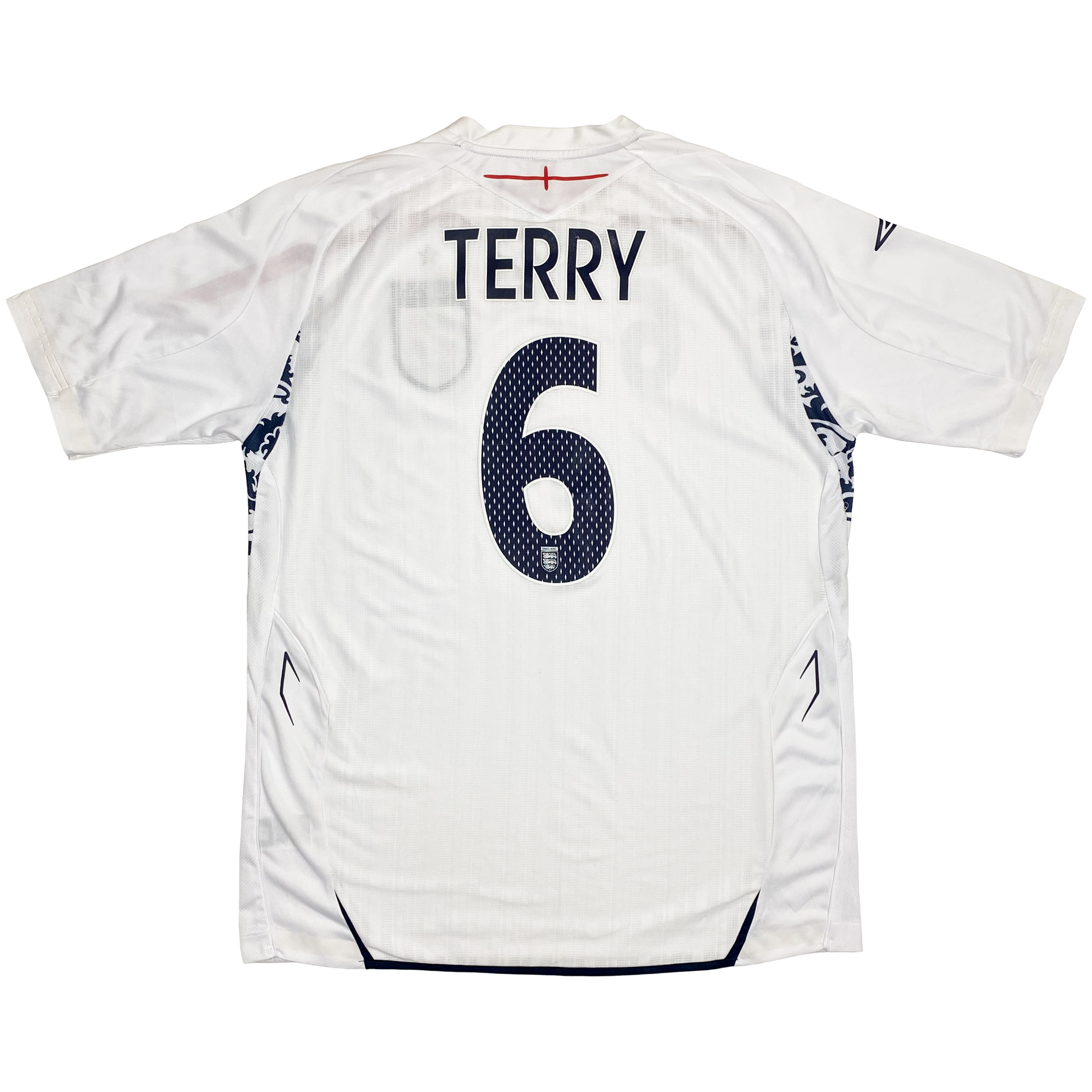 England Home Shirt (2008) - Terry 6 | Large
