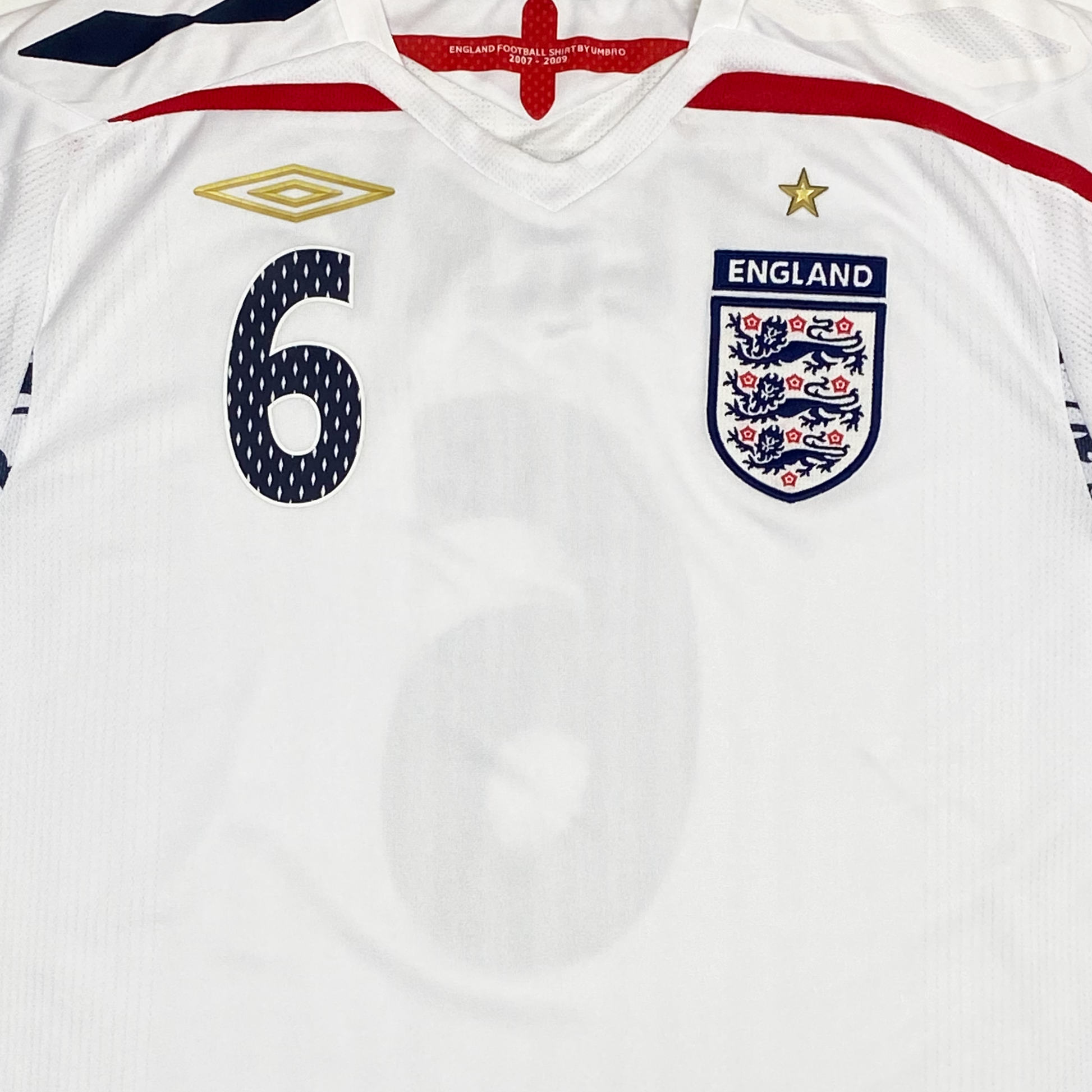 England Home Shirt (2008) - Terry 6 | Large
