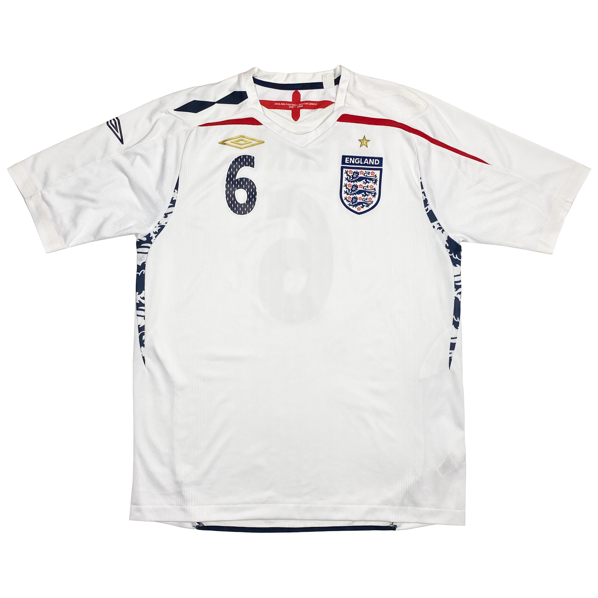 England Home Shirt (2008) - Terry 6 | Large