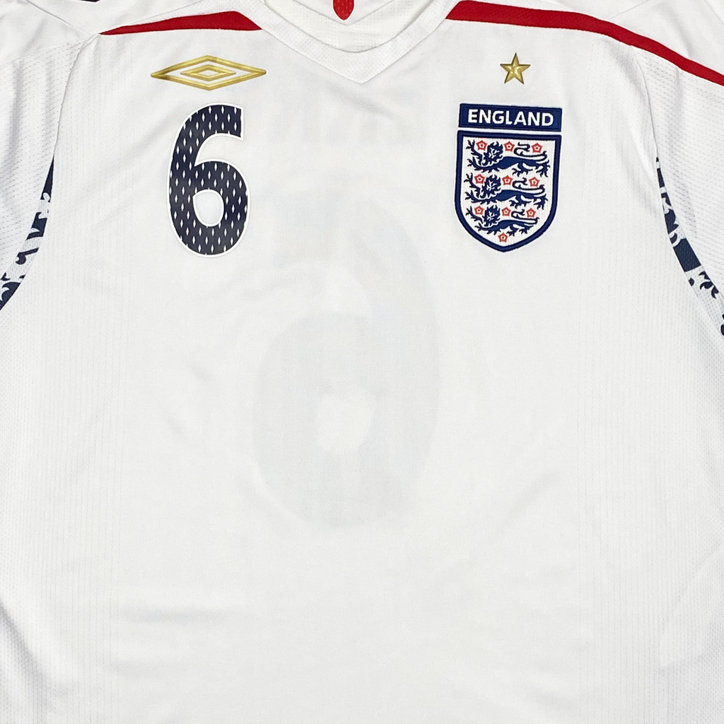 England Home Shirt (2008) - Terry 6 | Large
