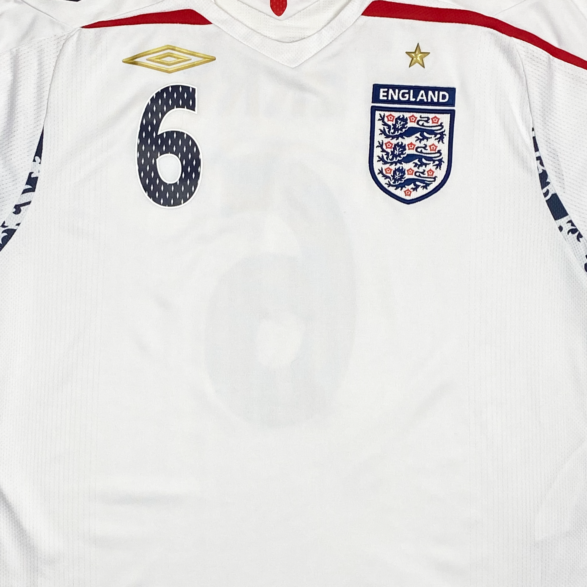 England Home Shirt (2008) - Terry 6 | Large
