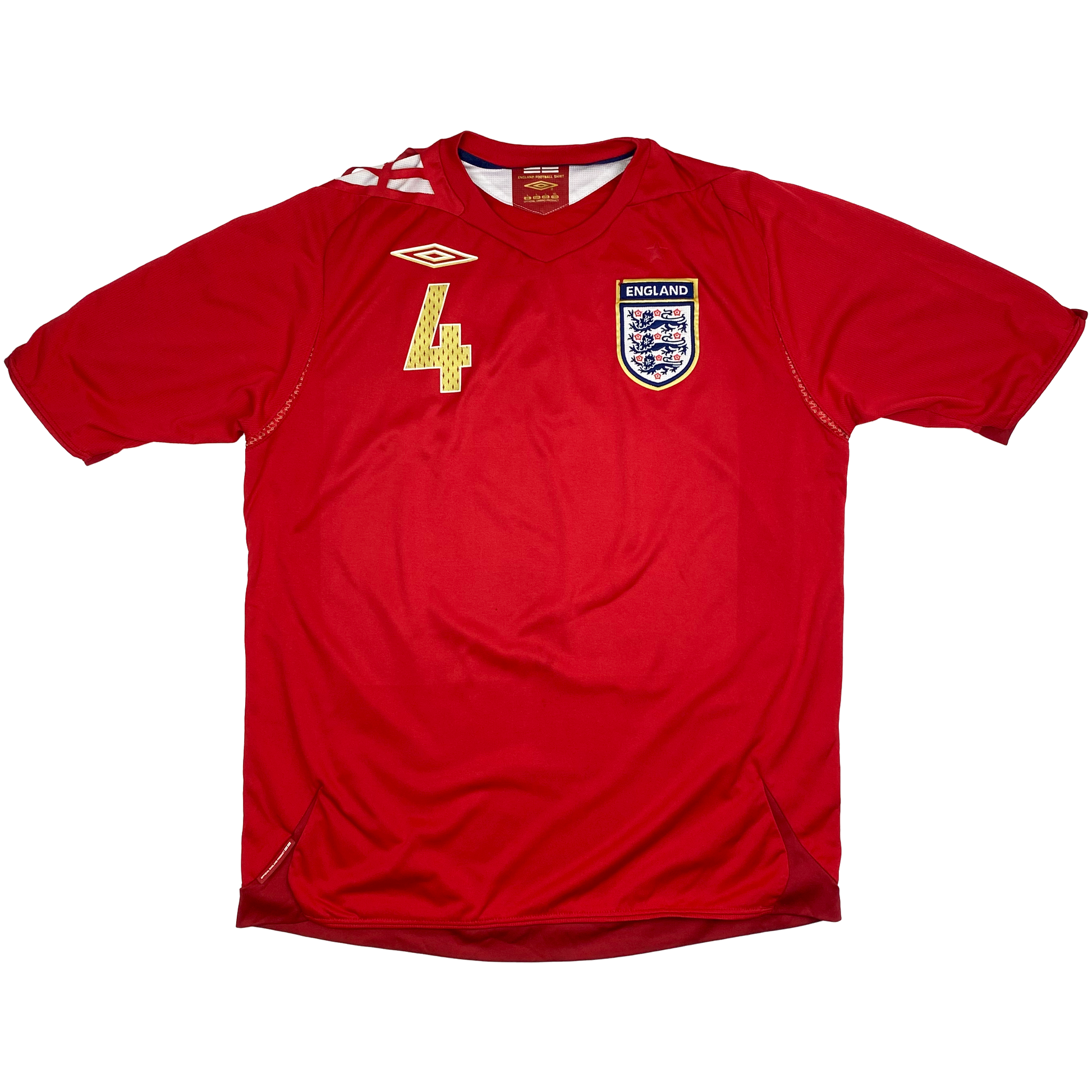 England Away Shirt (2006) - Gerrard 4 | Large