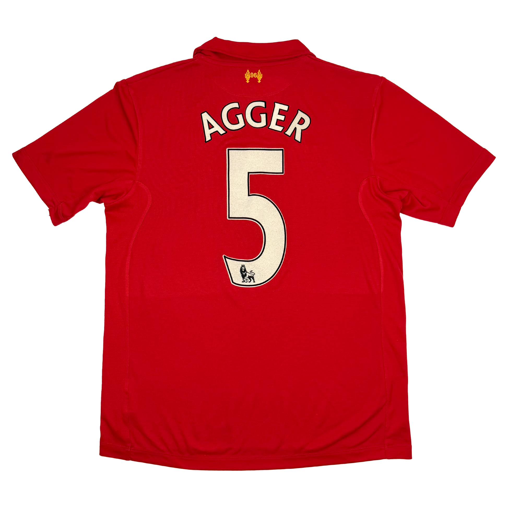 Liverpool Home Shirt (2012-13) - Agger 5 | Large