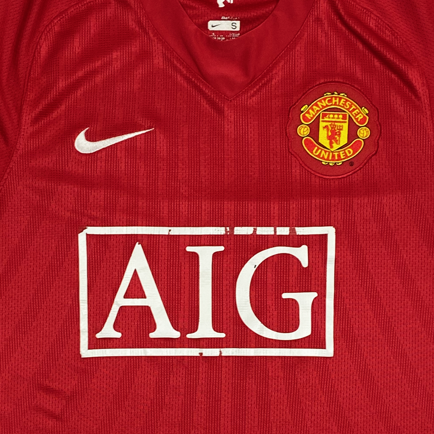 Manchester United Home Shirt (2007-09) | Small