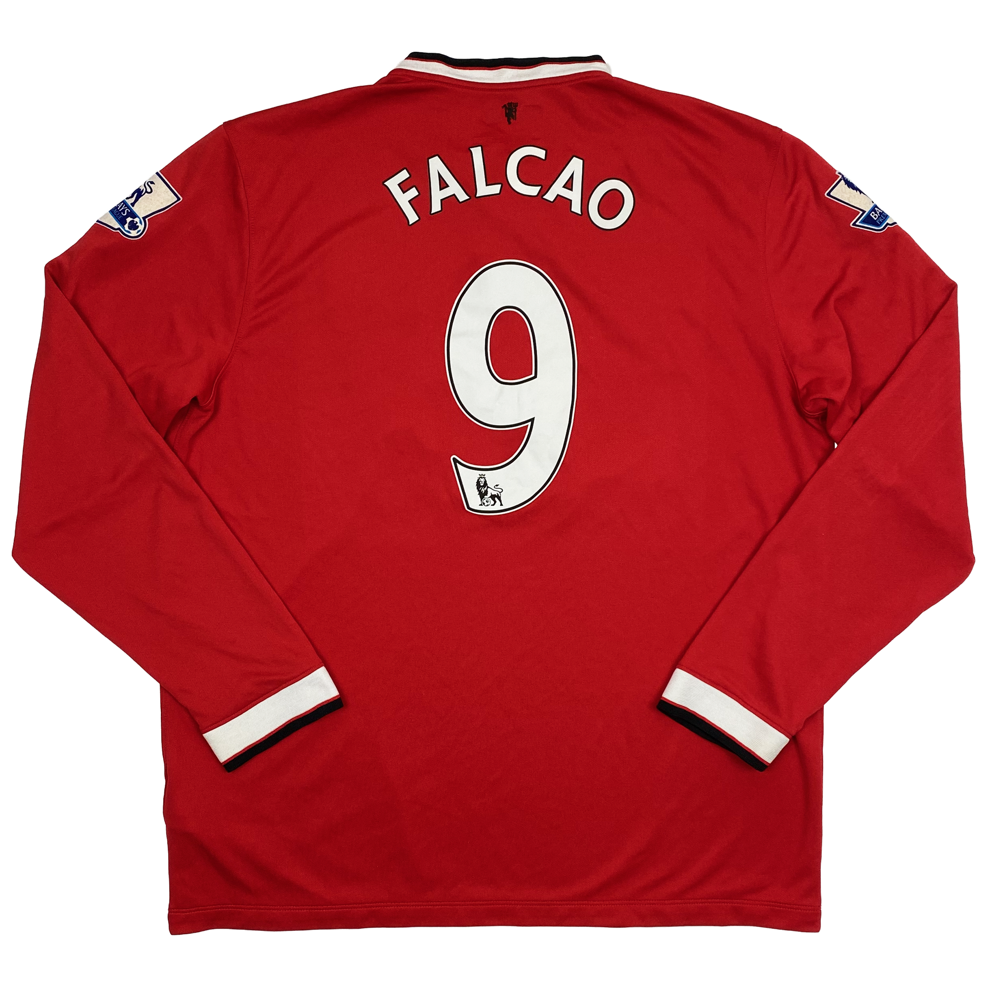 Manchester United Long-Sleeve Home Shirt (2014-15) - Falcao 9 | Extra Large