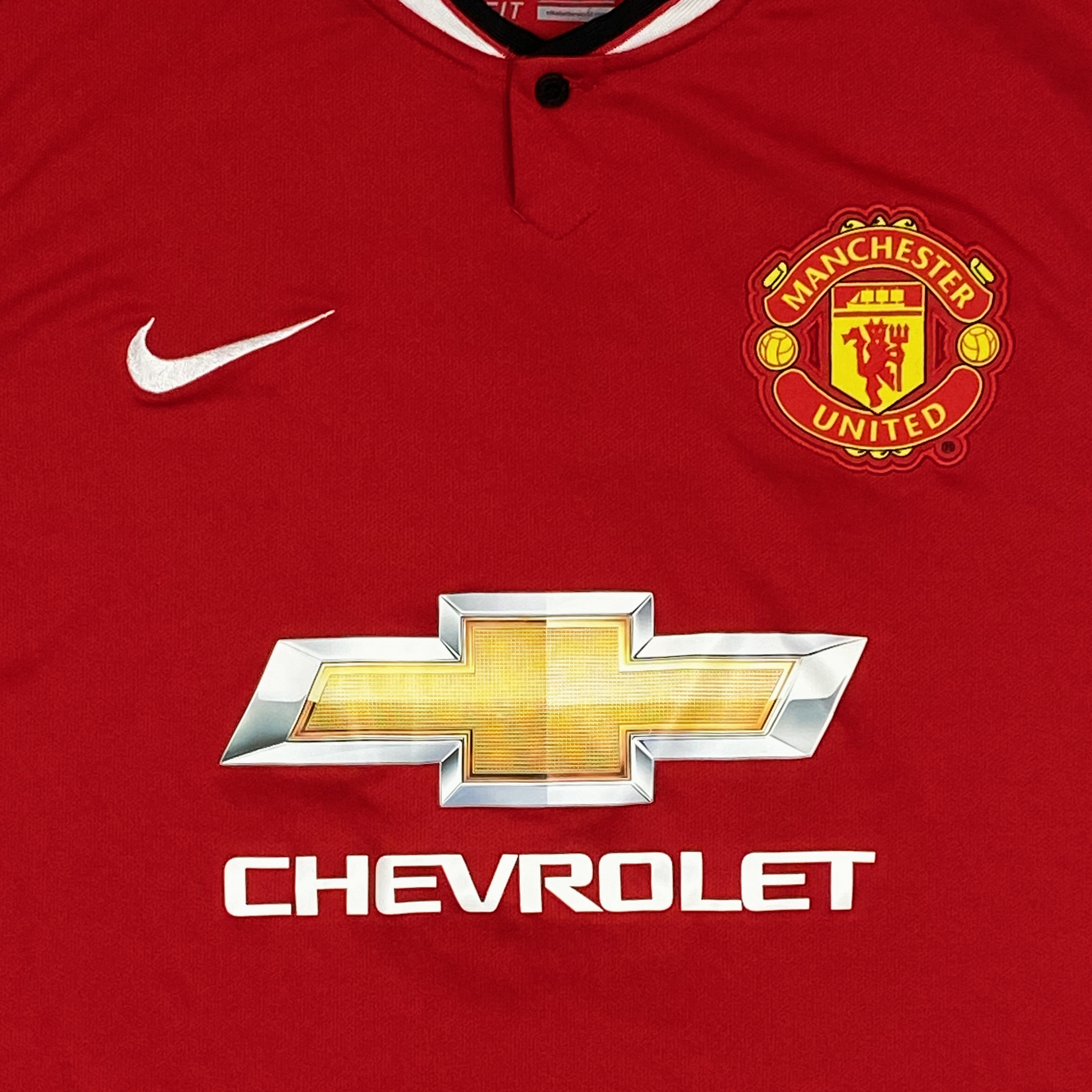 Manchester United Long-Sleeve Home Shirt (2014-15) - Falcao 9 | Extra Large