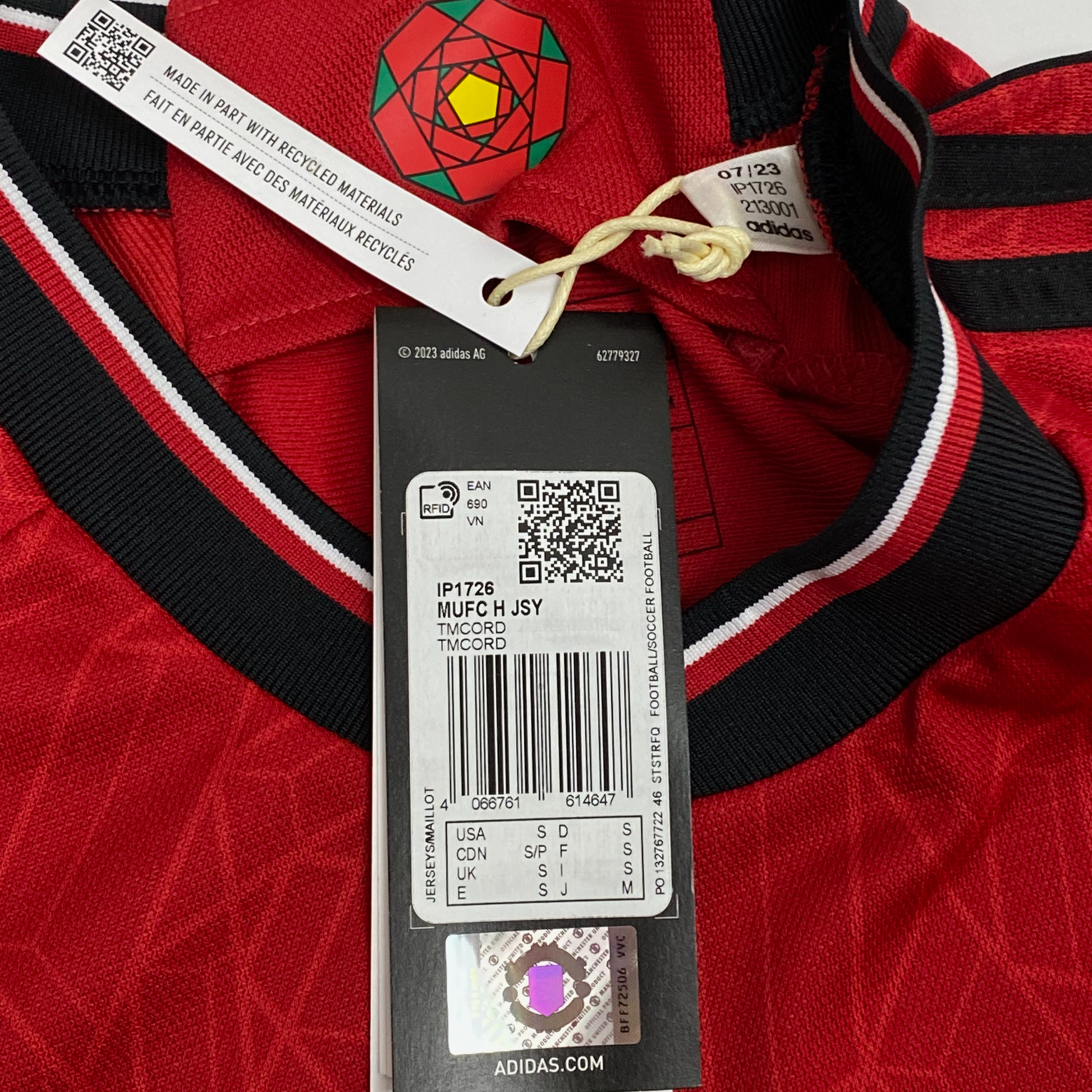 Manchester United Home Shirt (2023-24) | Small