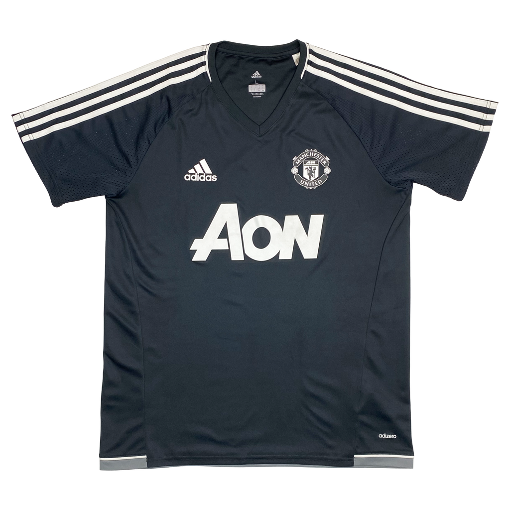 Manchester United Grey Training Shirt (2017-18) | Large
