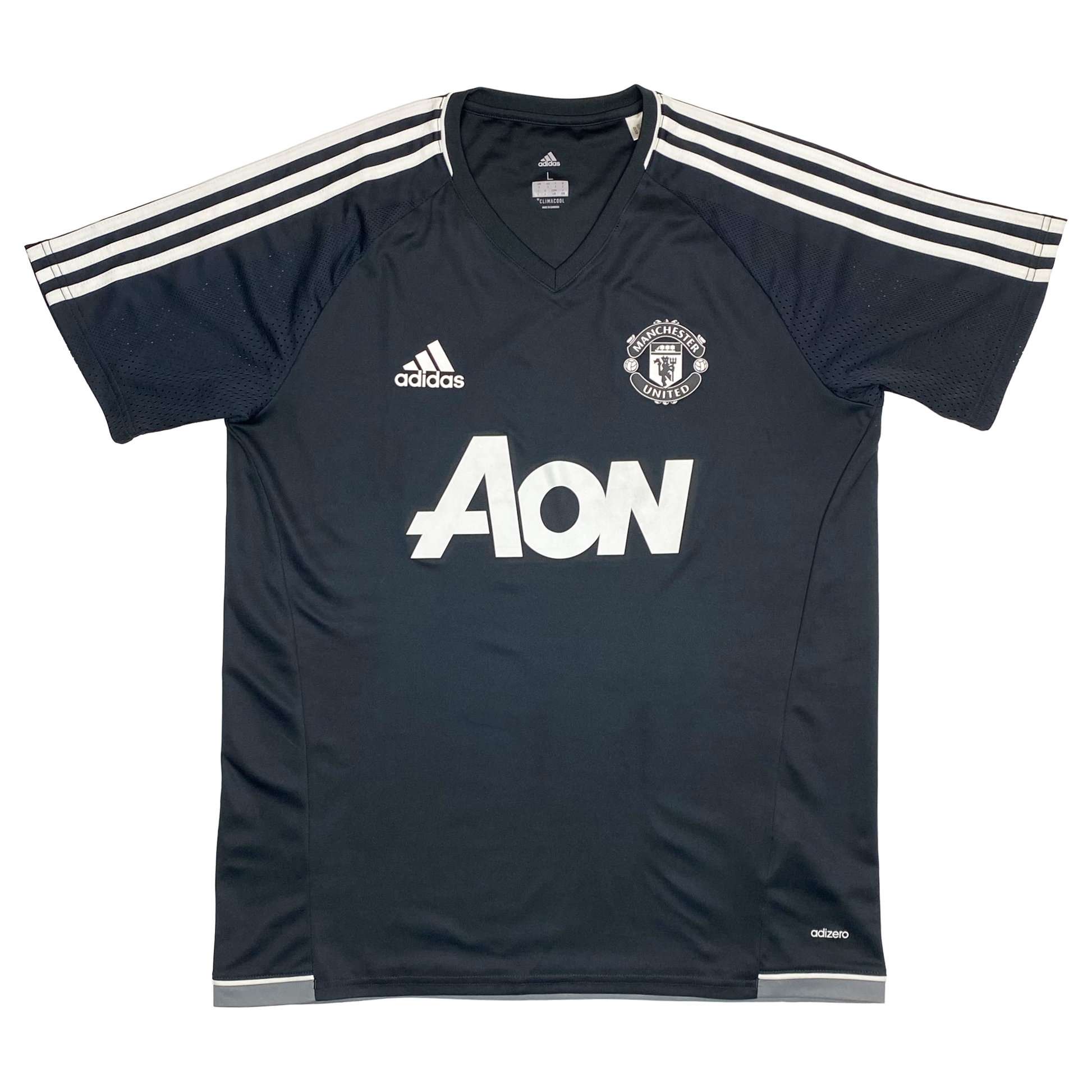 Manchester United Grey Training Shirt (2017-18) | Large