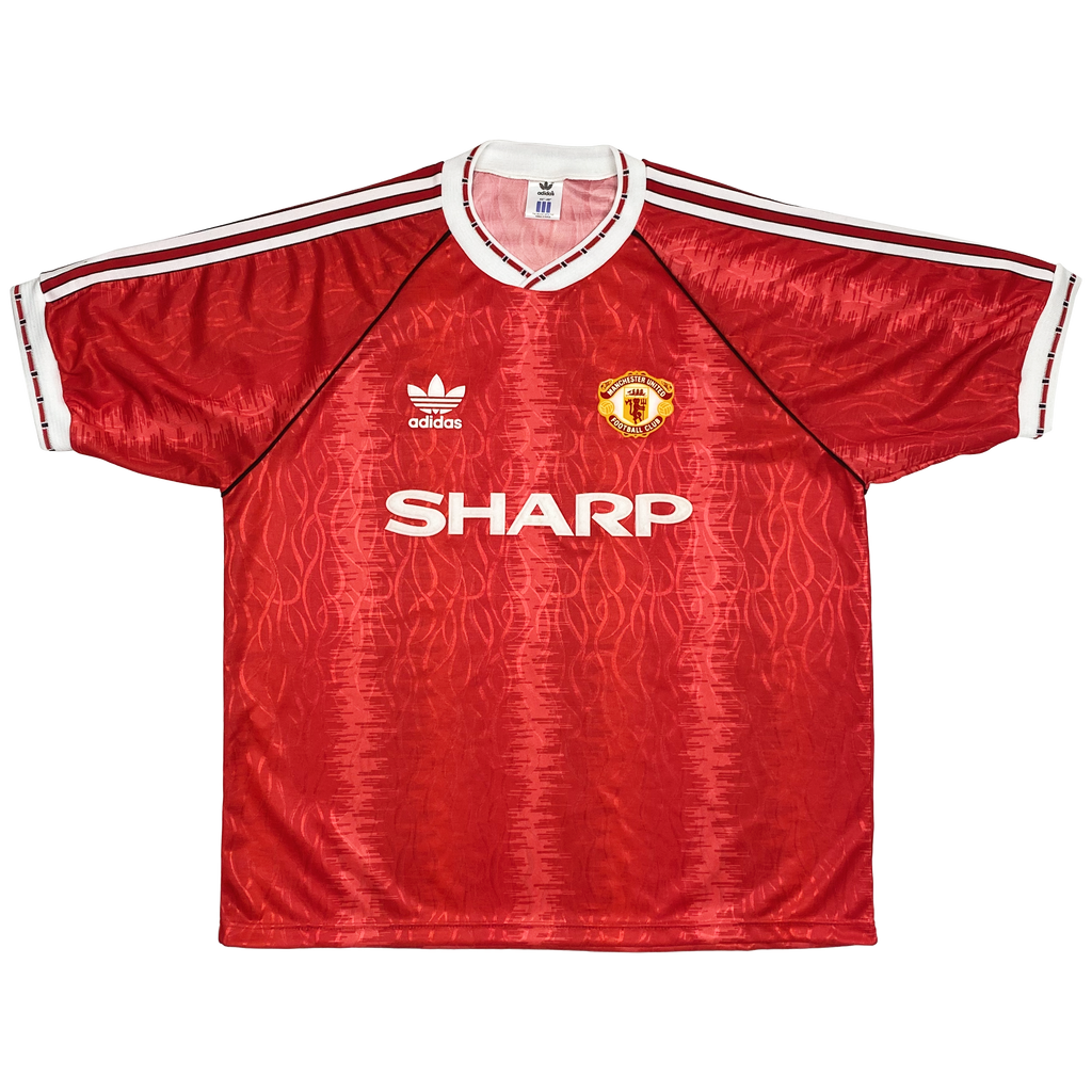 Manchester United Home Shirt (1990-92) | Large