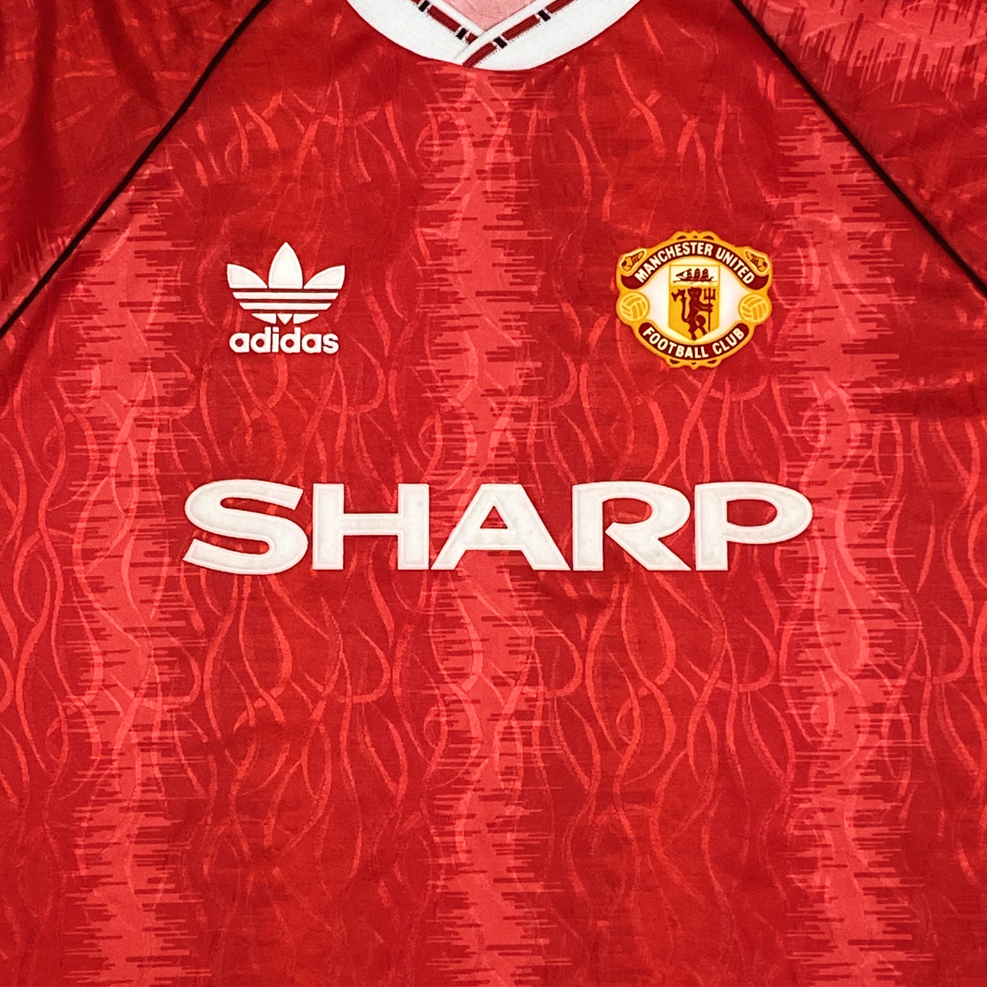 Manchester United Home Shirt (1990-92) | Large