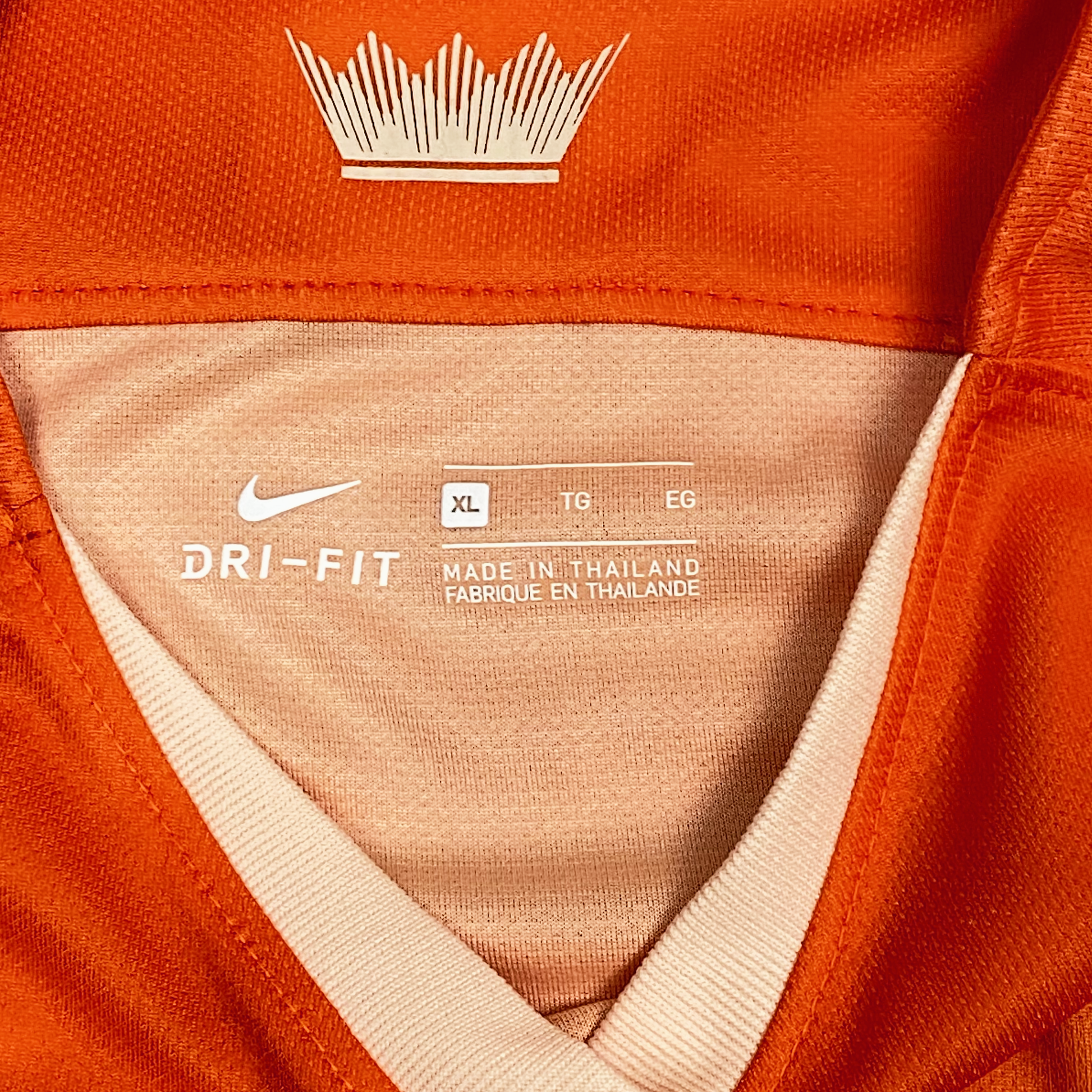 Netherlands Women Home Shirt (2019) | Women's Extra Large