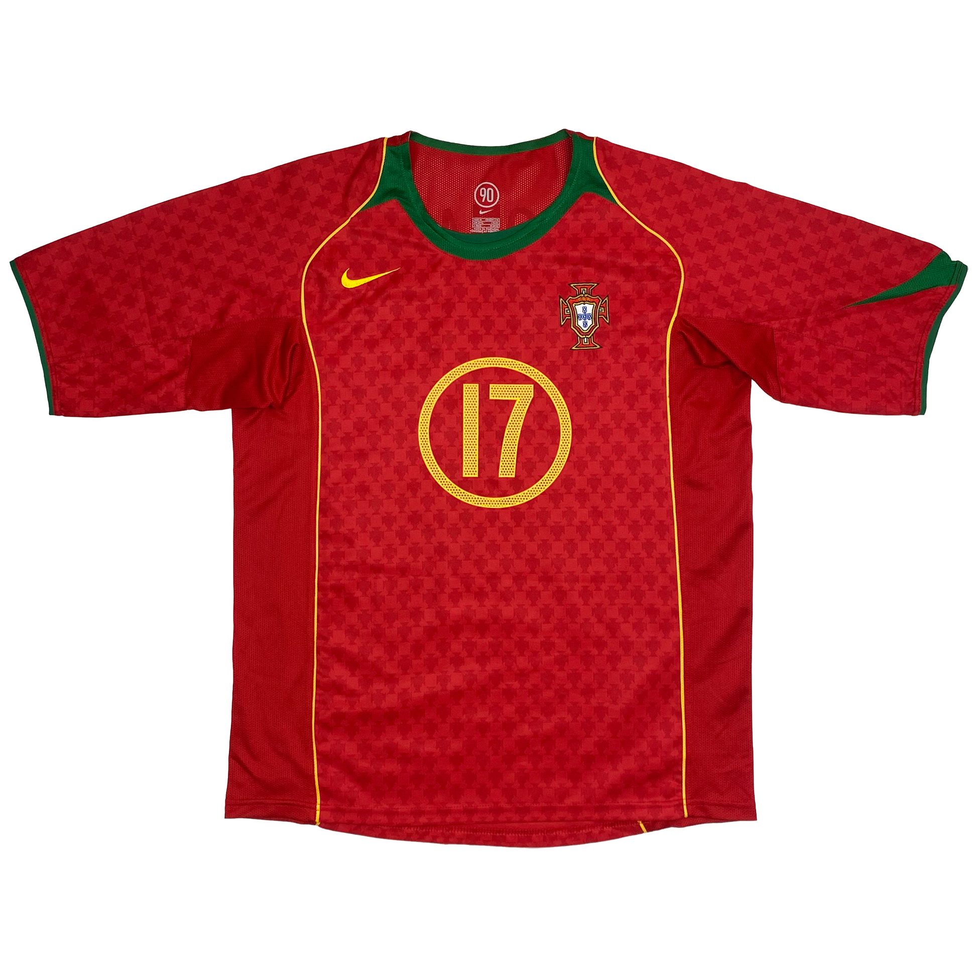 Portugal Home Shirt (2004) - Ronaldo 17 | Medium