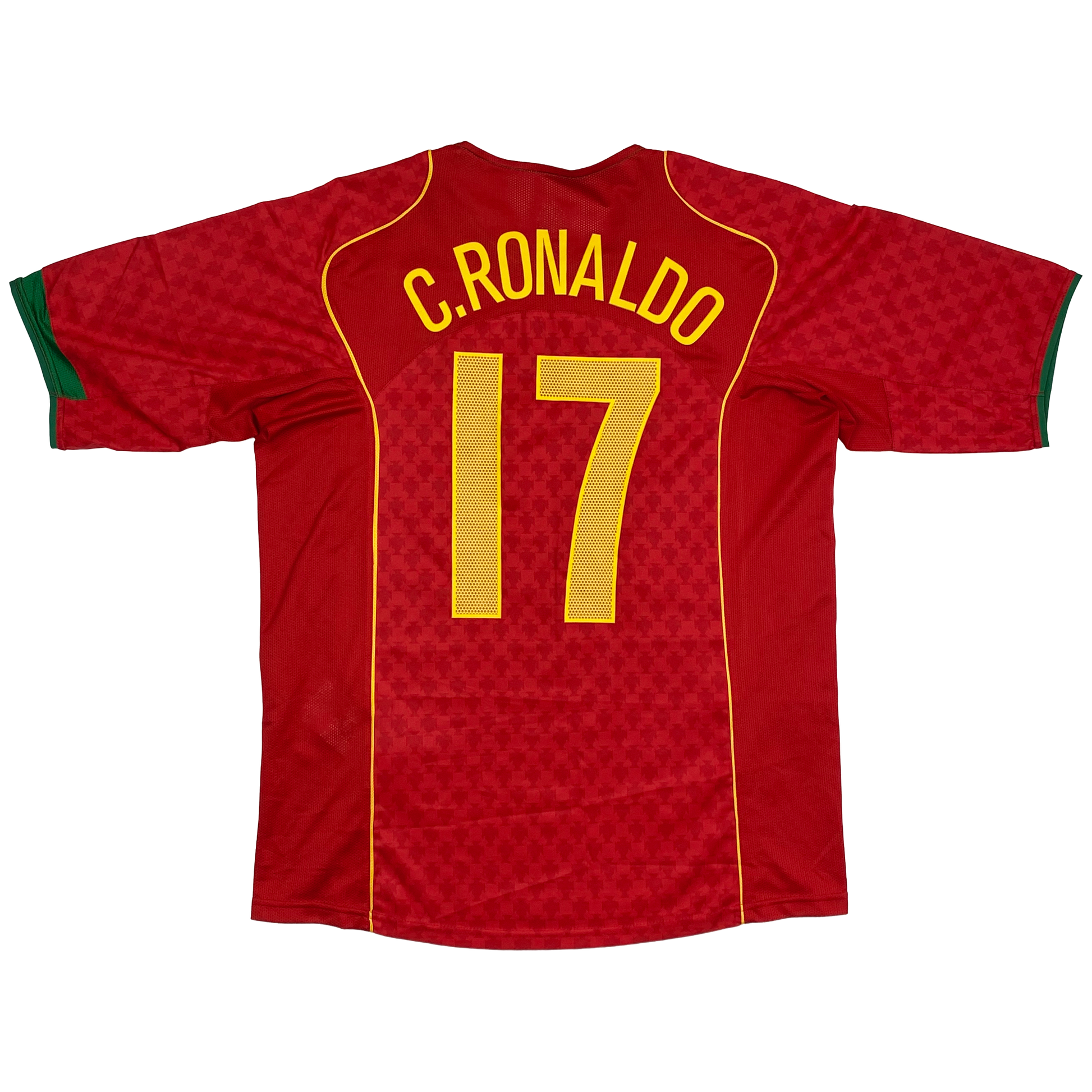 Portugal Home Shirt (2004) - Ronaldo 17 | Medium