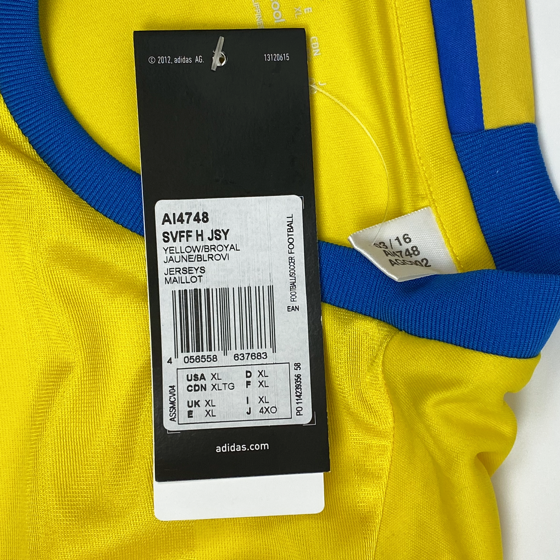 Sweden Home Shirt (2016) | Extra Large