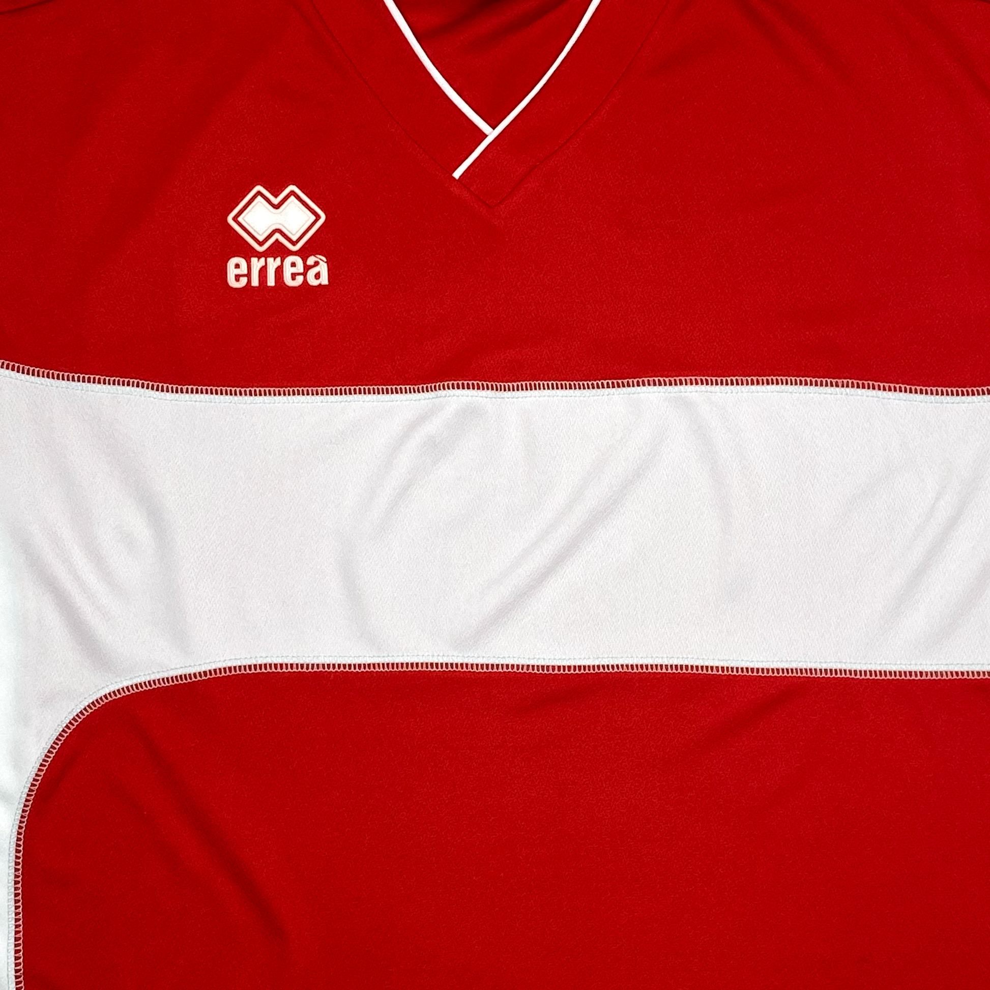 Erreà Red and White Long-Sleeve Template | Extra Large