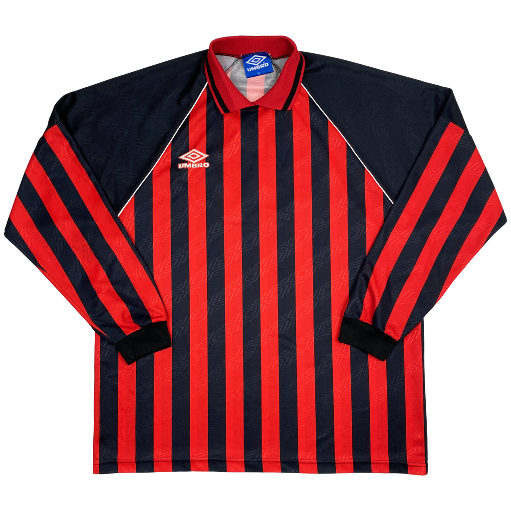 Red and Black Umbro Long-Sleeve Template | Extra Large