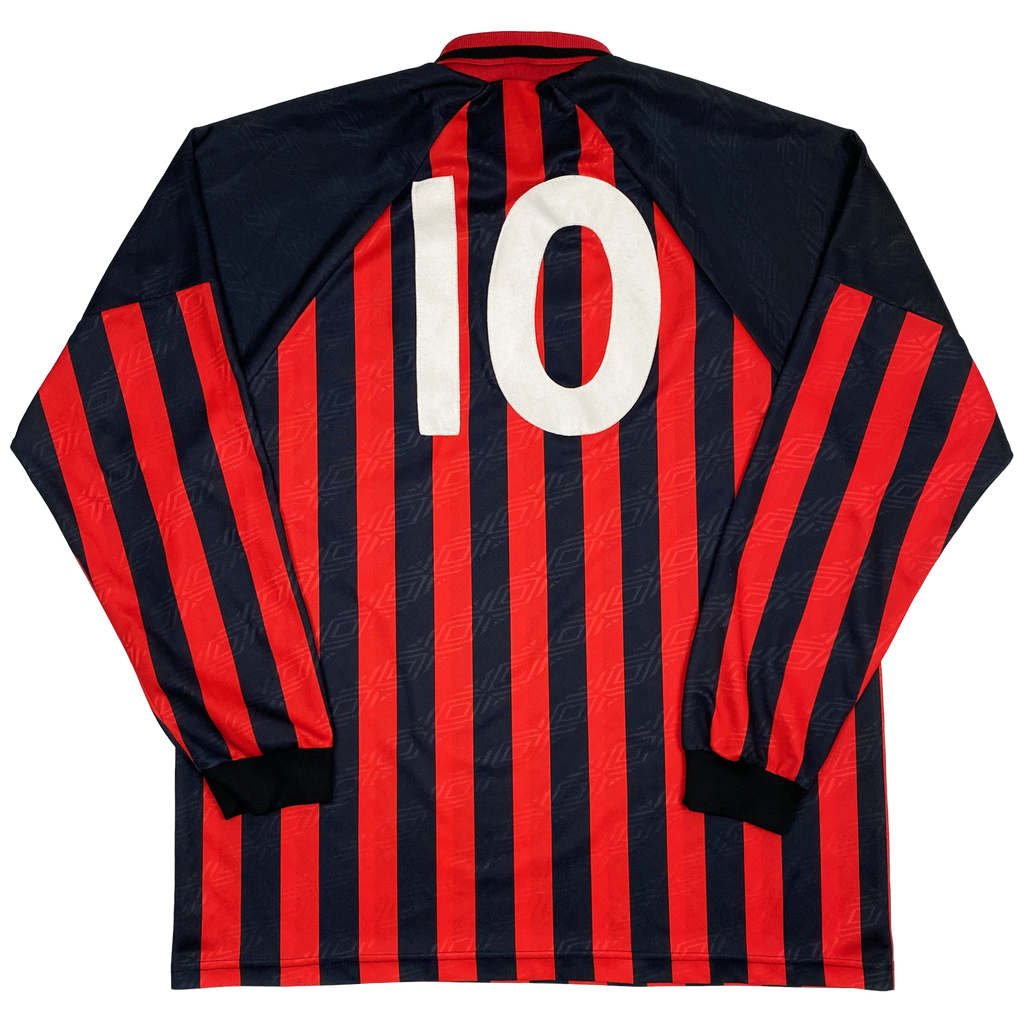 Red and Black Umbro Long-Sleeve Template | Extra Large