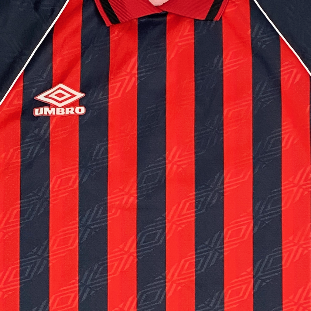 Red and Black Umbro Long-Sleeve Template | Extra Large
